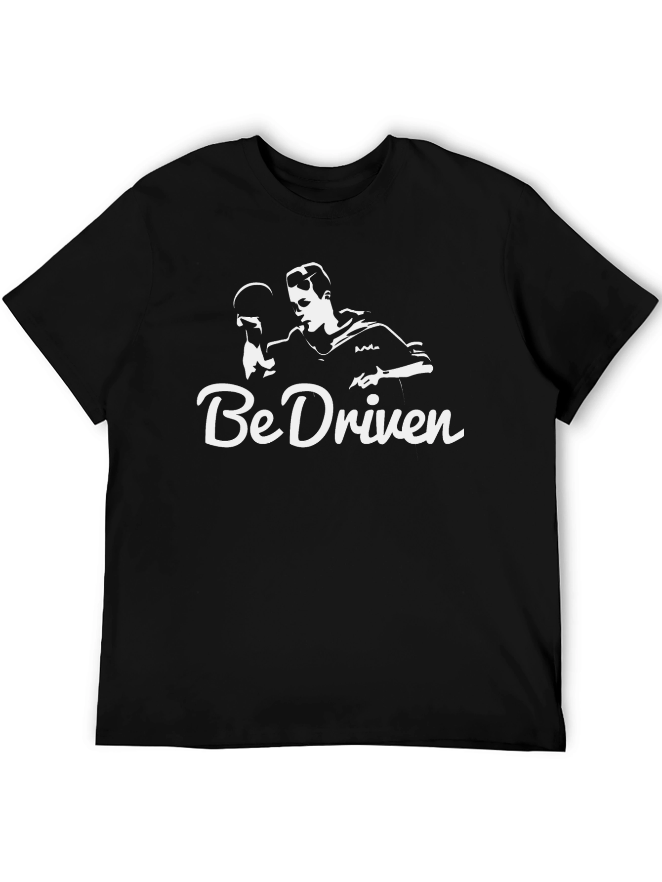 Be Driven Table Tennis Graphic Tee - Black