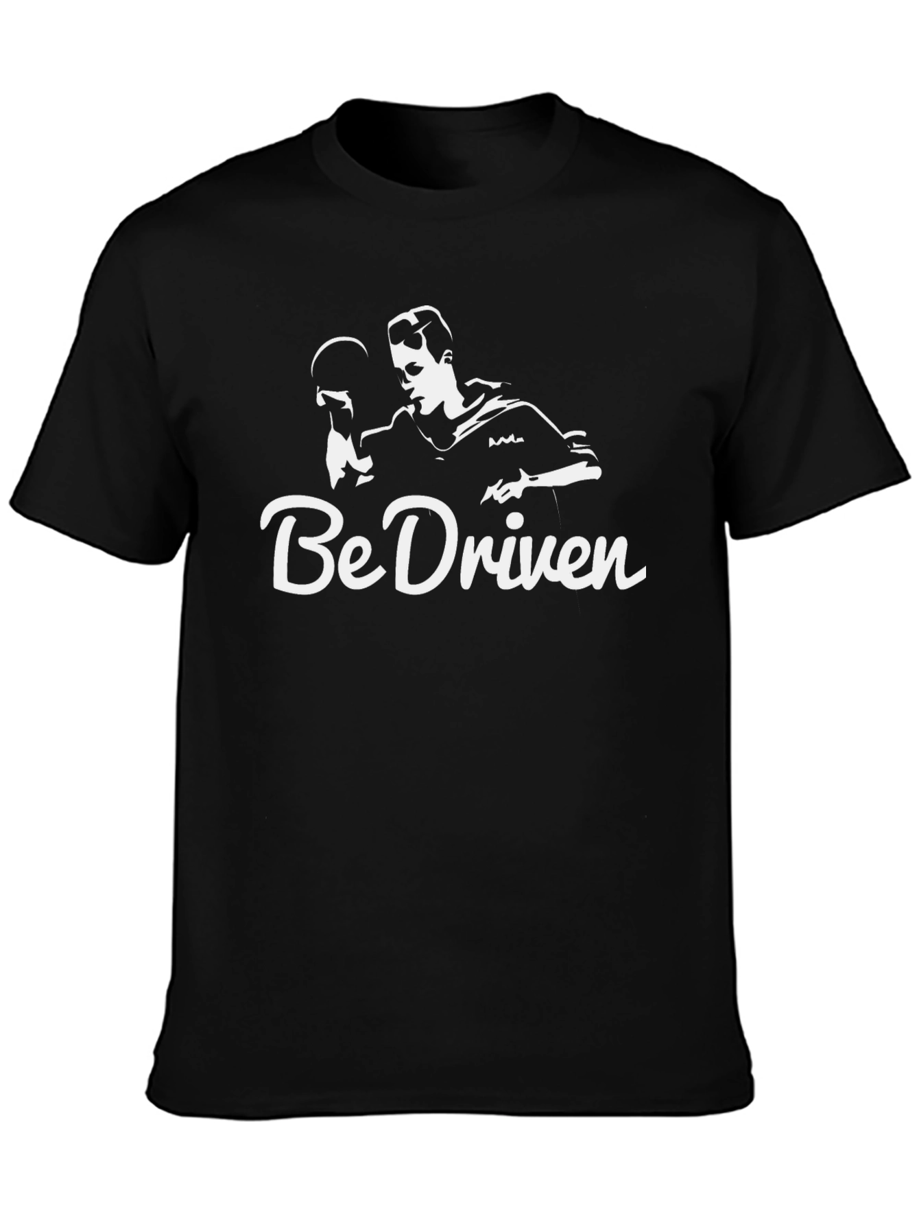 Be Driven Table Tennis Graphic Tee - Black
