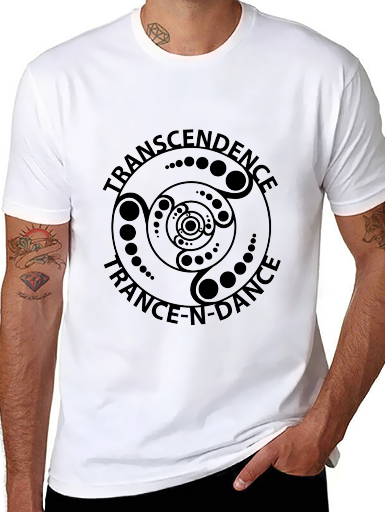 Transcendence Trance-N-Dance Black T-Shirt