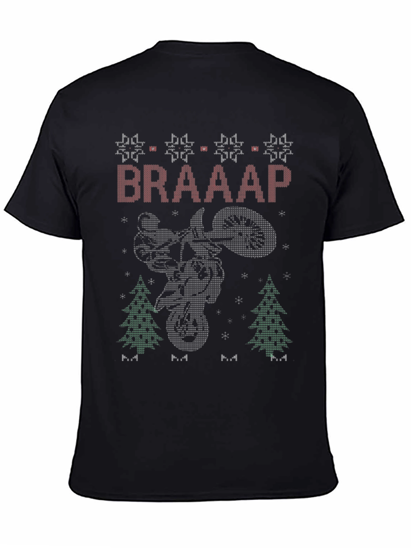 Braaap Motorcycle Christmas Sweater T-Shirt