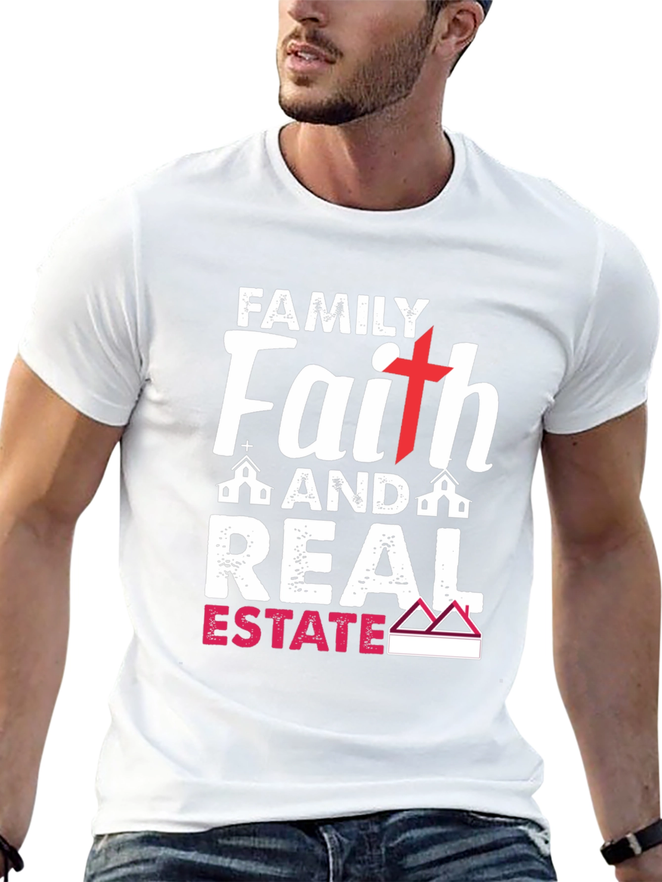 Family Faith Real Estate T-Shirt