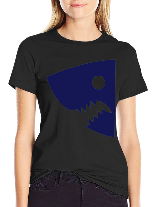 Shark Graphic Print Tee - Casual Cotton T-Shirt