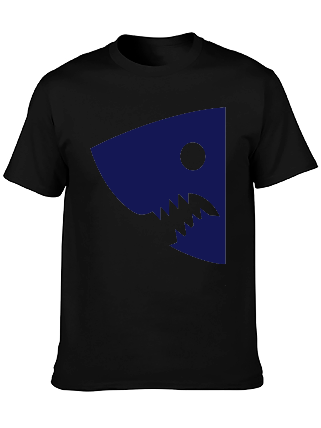 Shark Graphic Print Tee - Casual Cotton T-Shirt