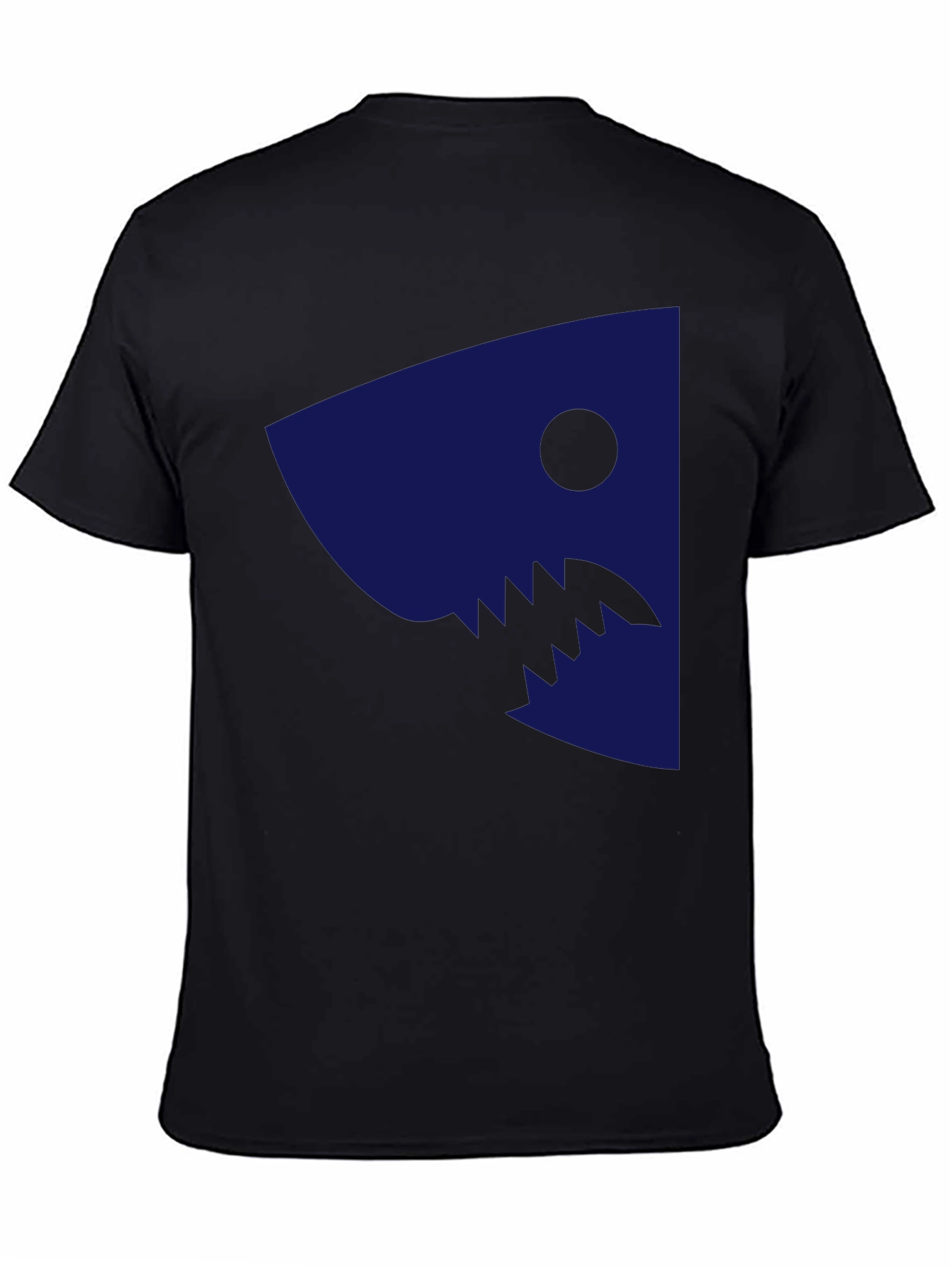 Shark Graphic Print Tee - Casual Cotton T-Shirt