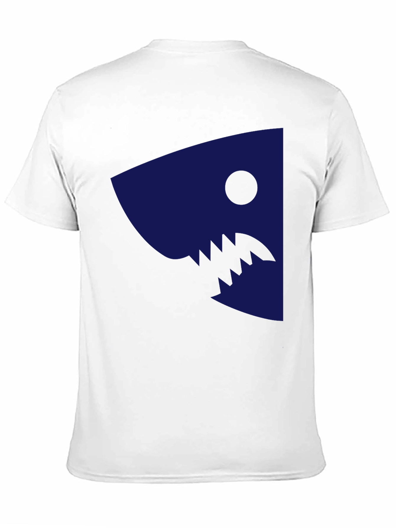 Shark Graphic Print Tee - Casual Cotton T-Shirt
