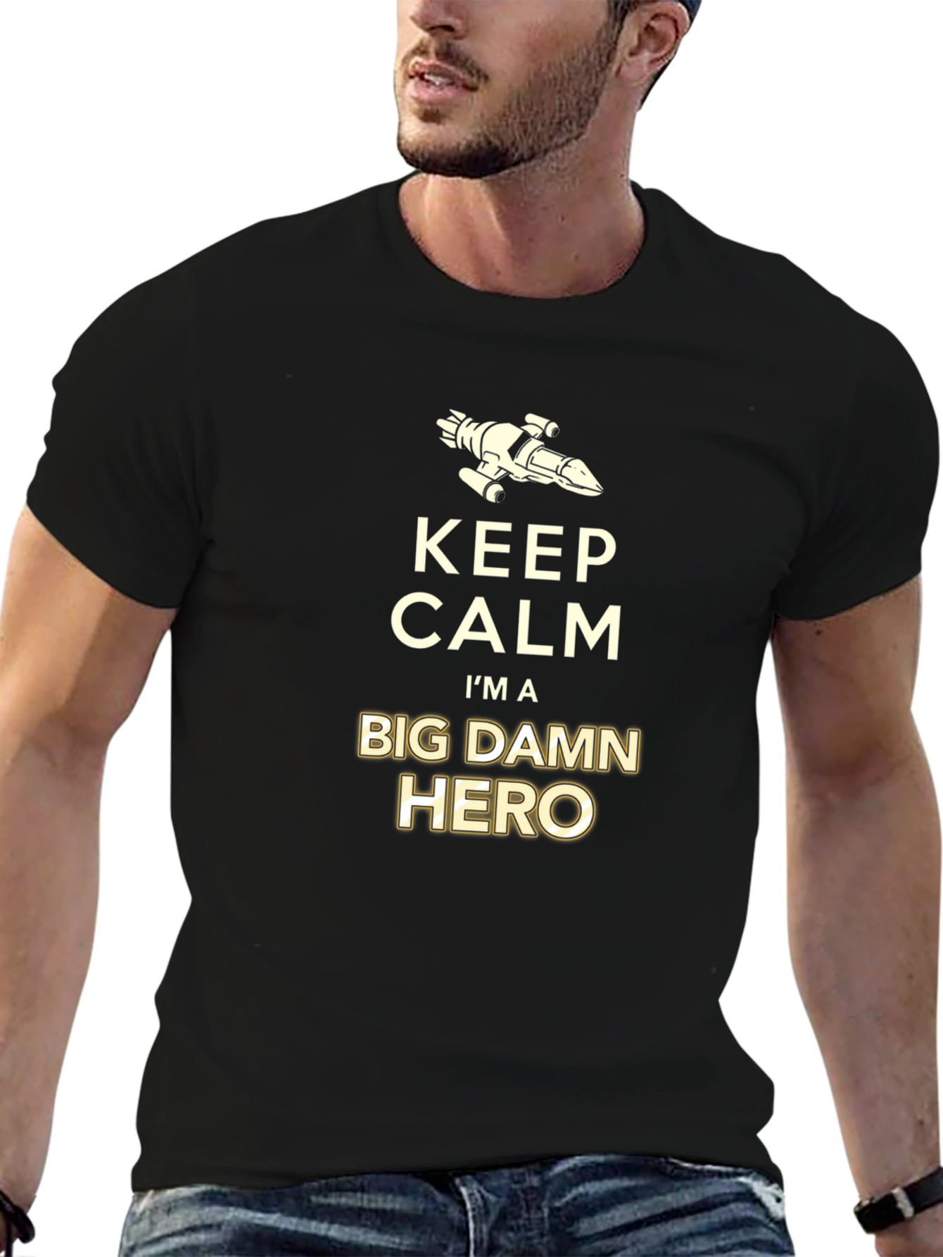 Keep Calm Big Damn Hero T-Shirt