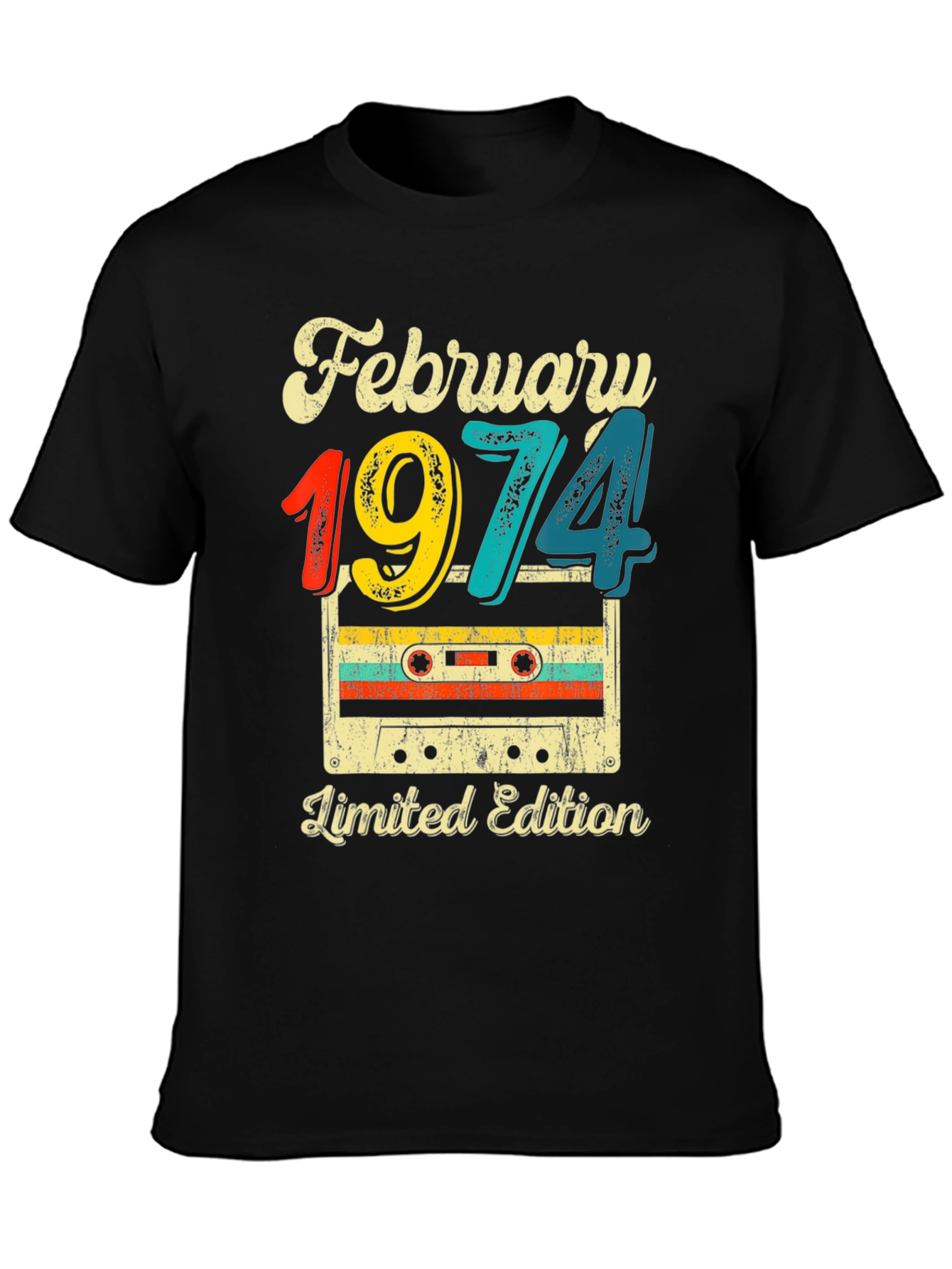 February 1974 Limited Edition Cassette T-Shirt