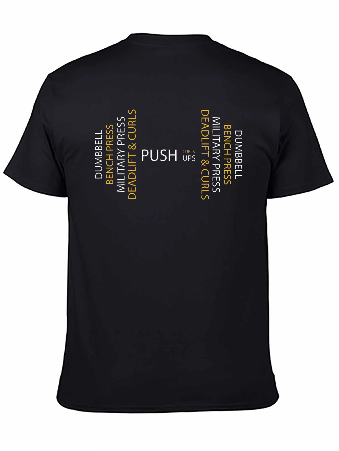 Gym Motivation T-Shirt - Push Through Your Workout!