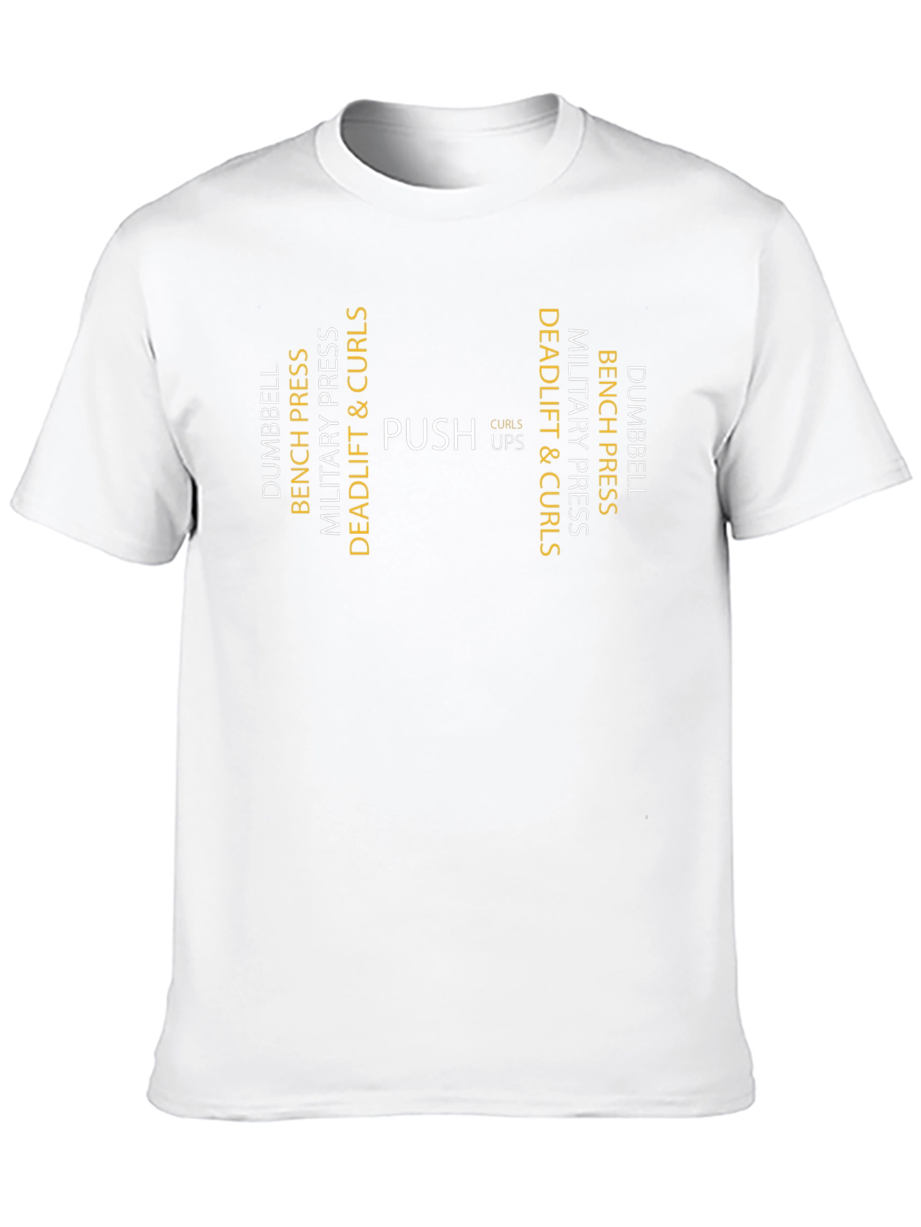 Gym Motivation T-Shirt - Push Through Your Workout!