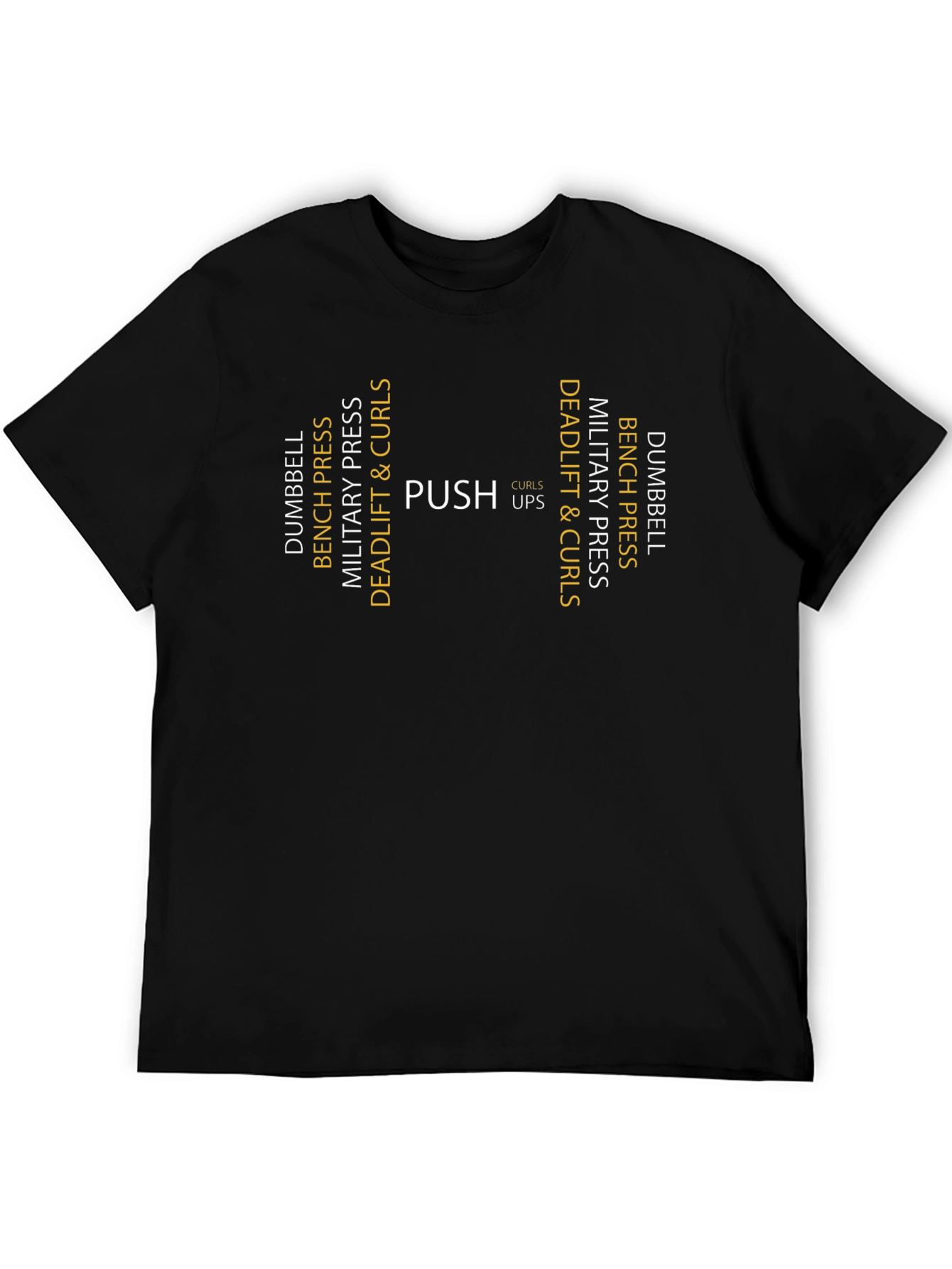 Gym Motivation T-Shirt - Push Through Your Workout!