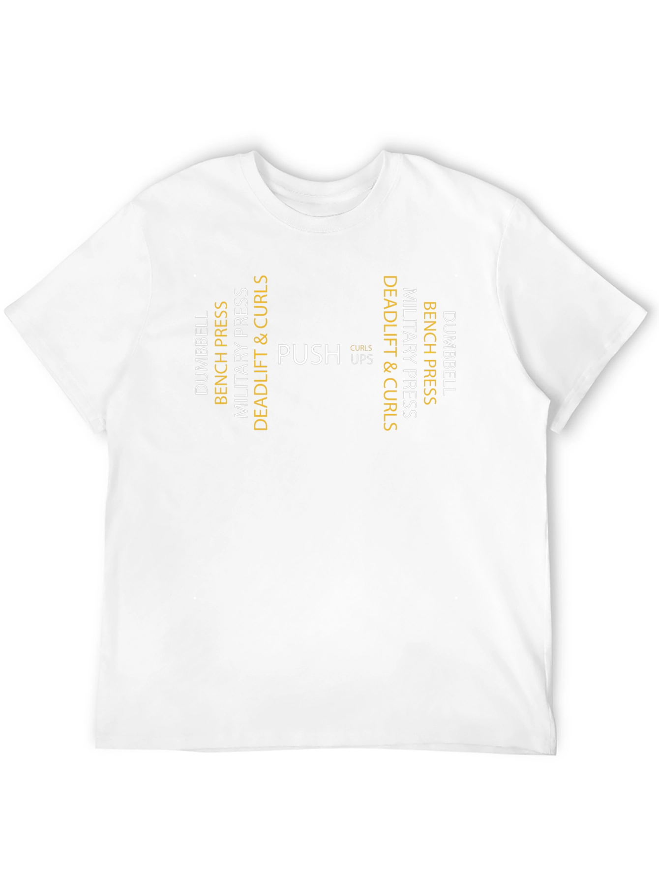 Gym Motivation T-Shirt - Push Through Your Workout!