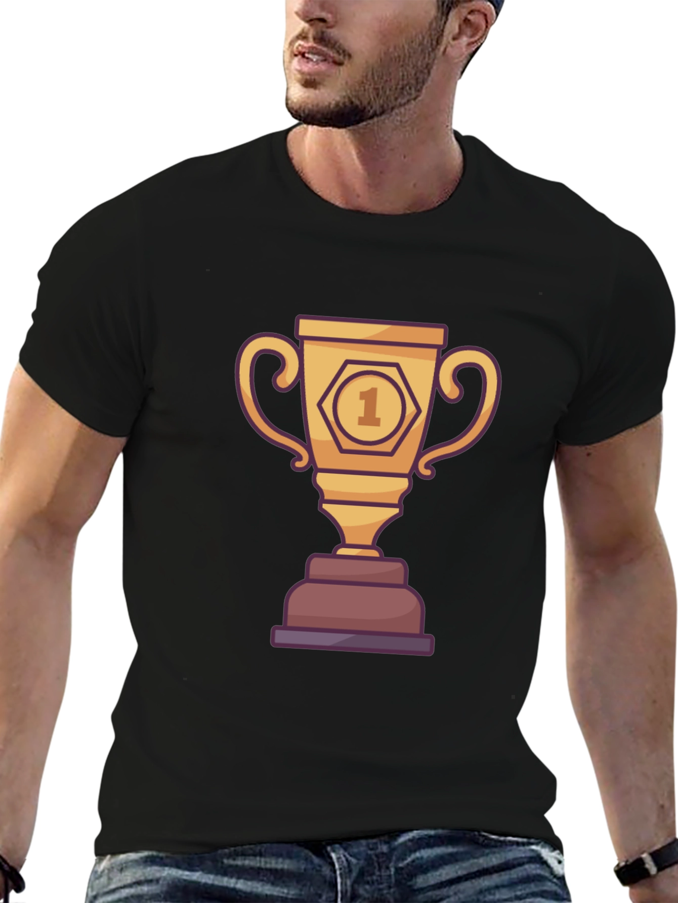 Trophy Graphic Tee - Winner T-Shirt