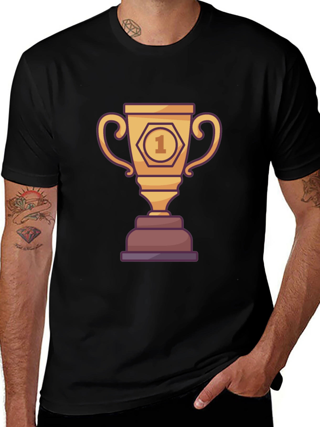 Trophy Graphic Tee - Winner T-Shirt