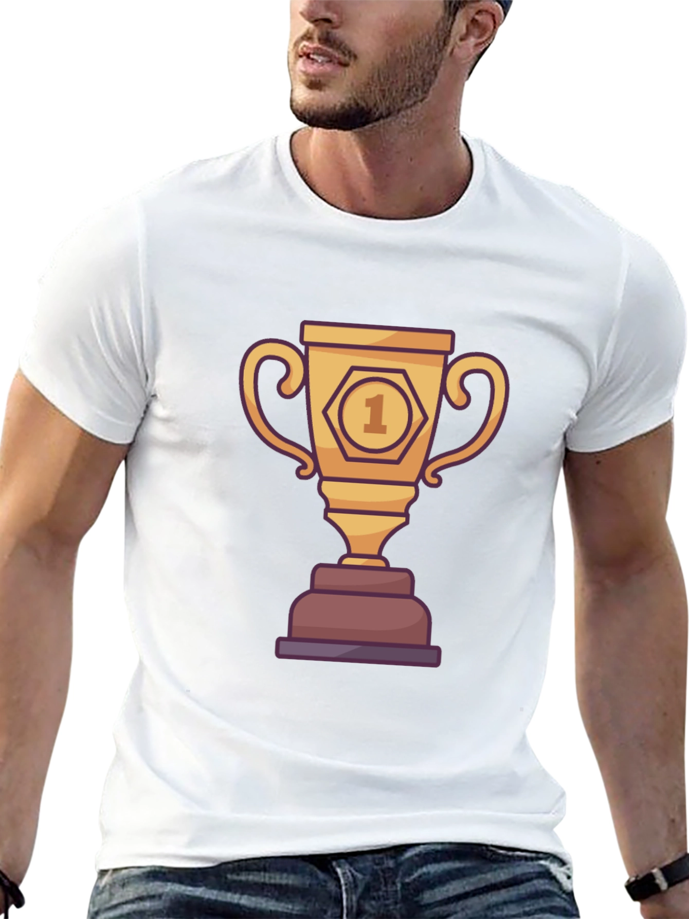 Trophy Graphic Tee - Winner T-Shirt