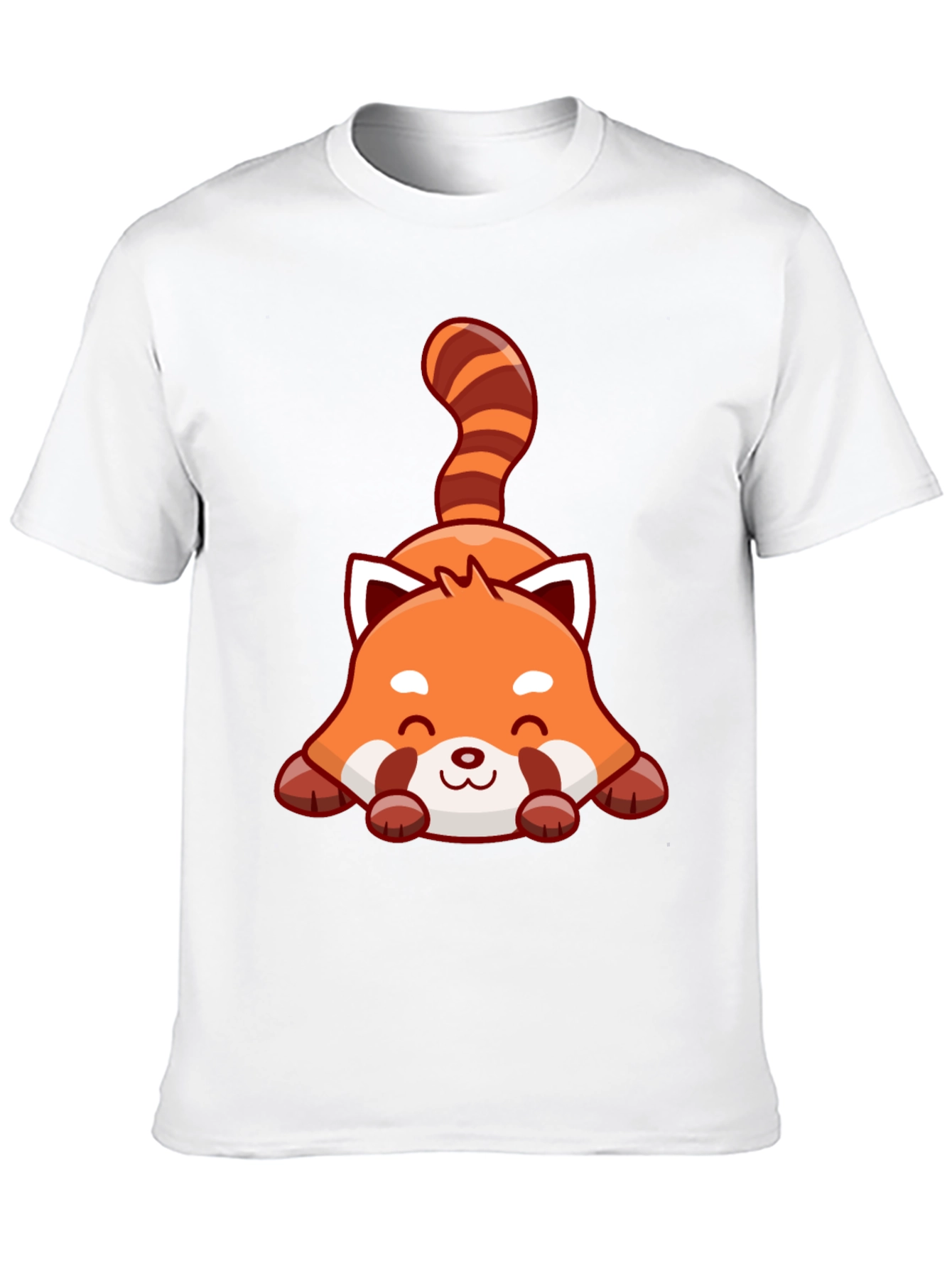 Cute Red Panda Graphic Tee - Unisex Black T-Shirt