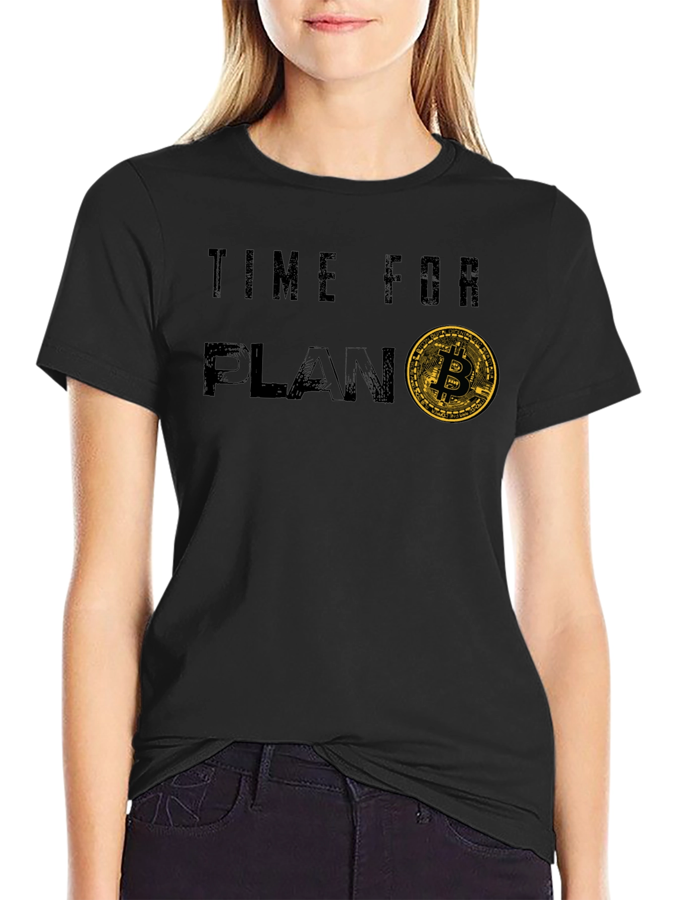 Time for Plan B Bitcoin Graphic T-Shirt