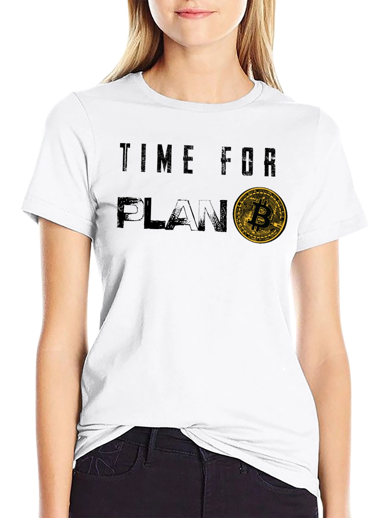 Time for Plan B Bitcoin Graphic T-Shirt