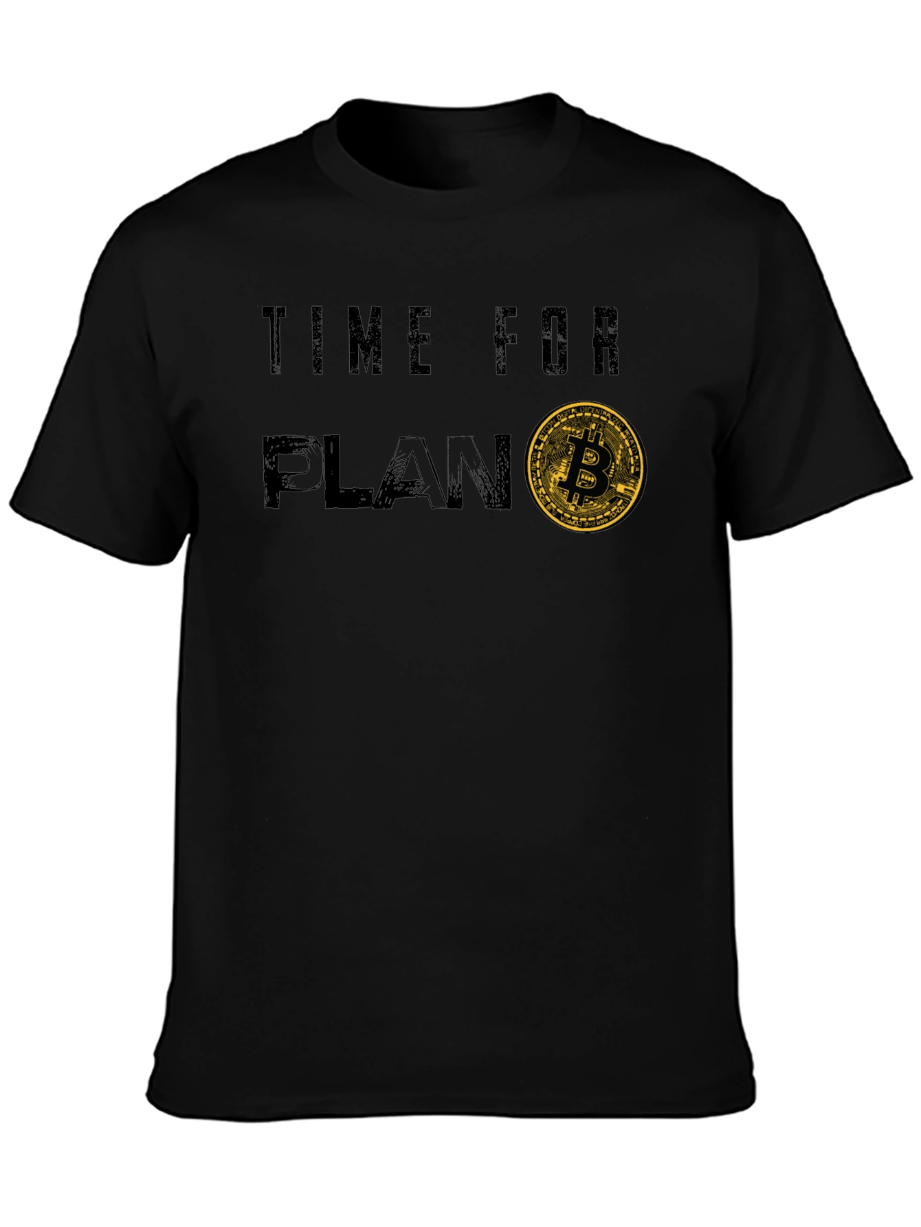 Time for Plan B Bitcoin Graphic T-Shirt