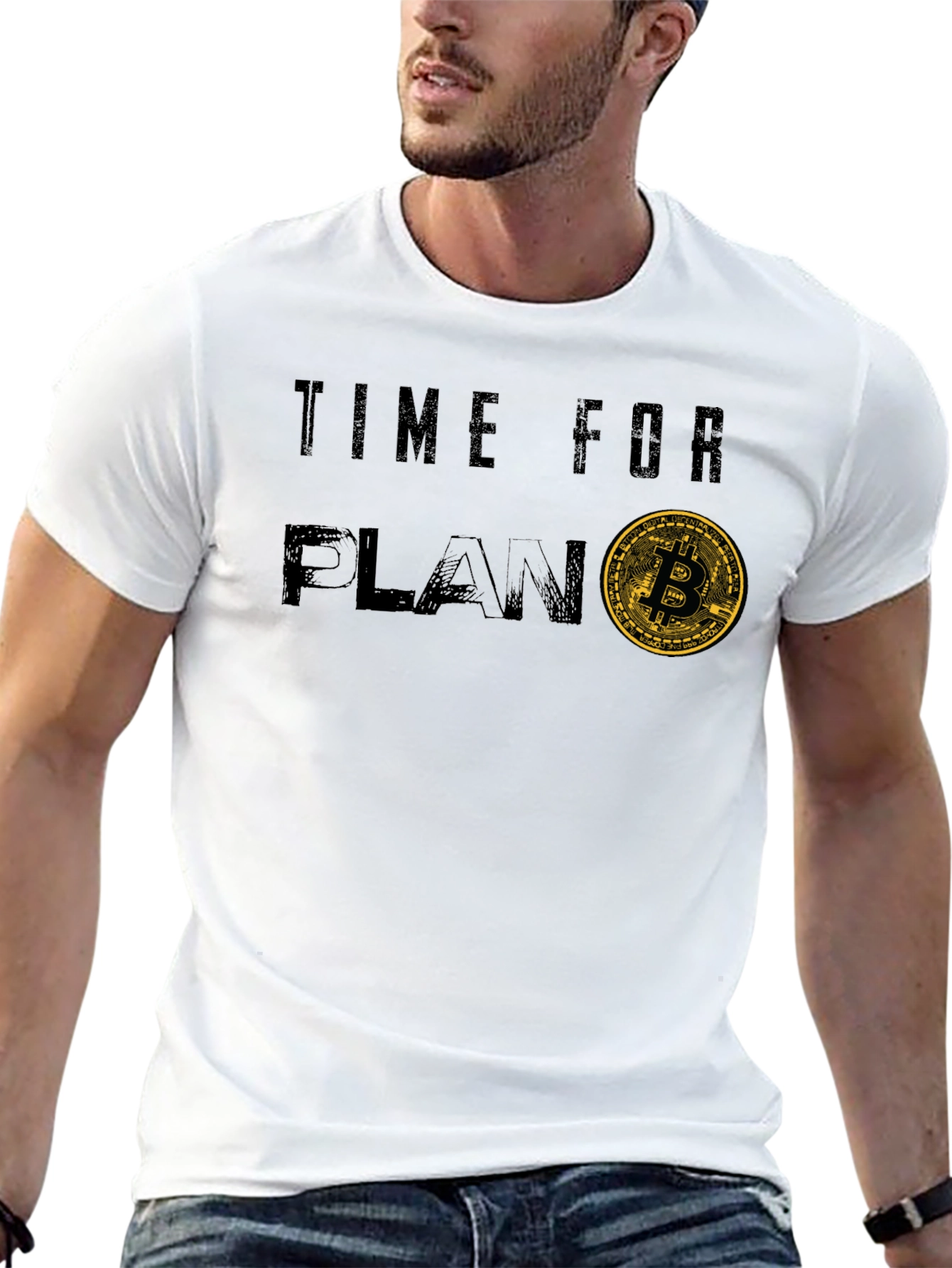 Time for Plan B Bitcoin Graphic T-Shirt