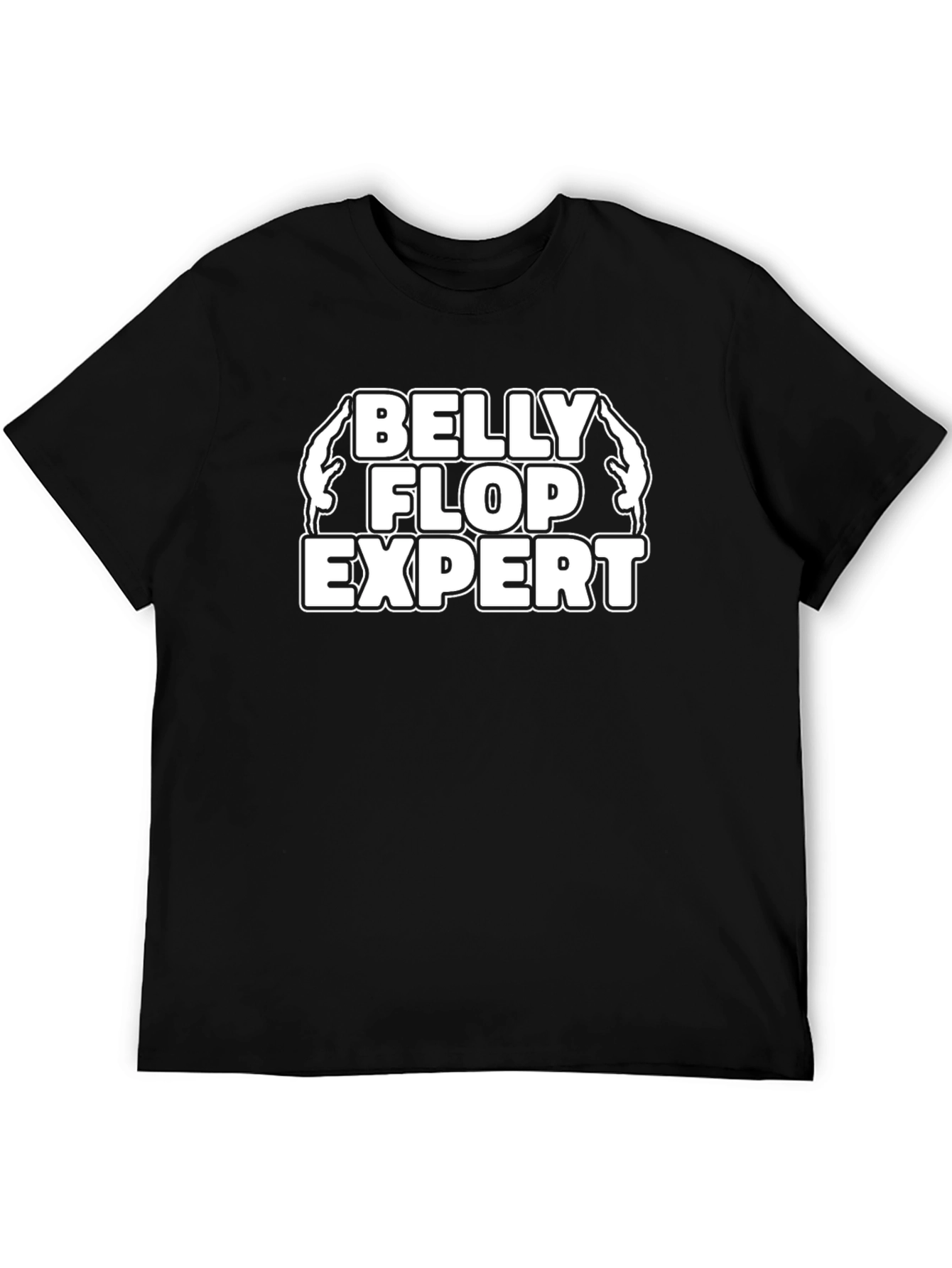 Belly Flop Expert T-Shirt - Humorous Diver Design