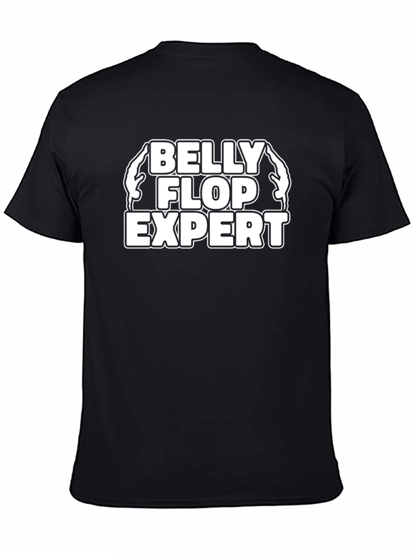 Belly Flop Expert T-Shirt - Humorous Diver Design