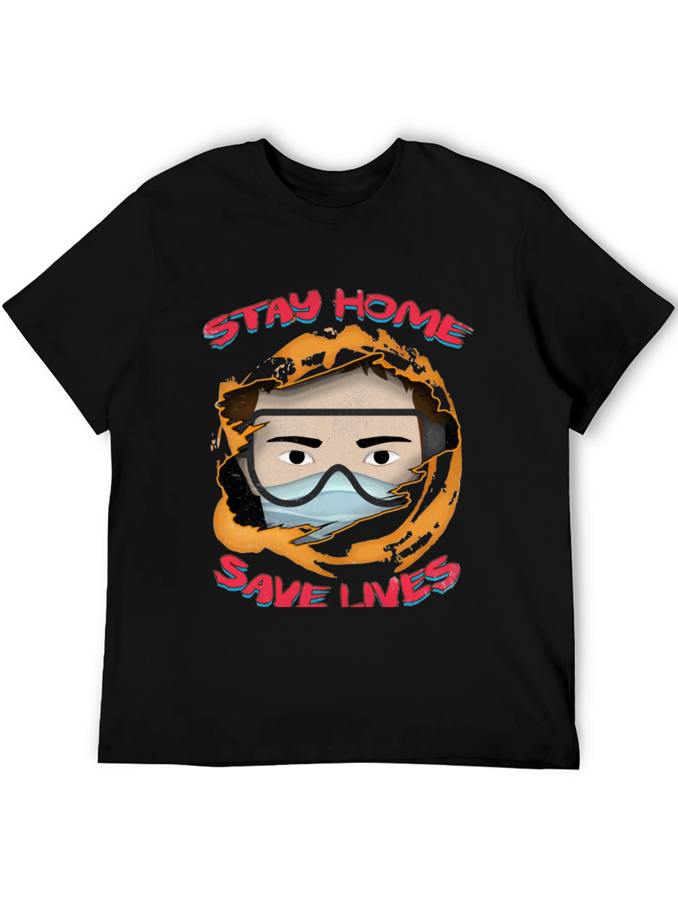 Stay Home Save Lives Graphic Tee