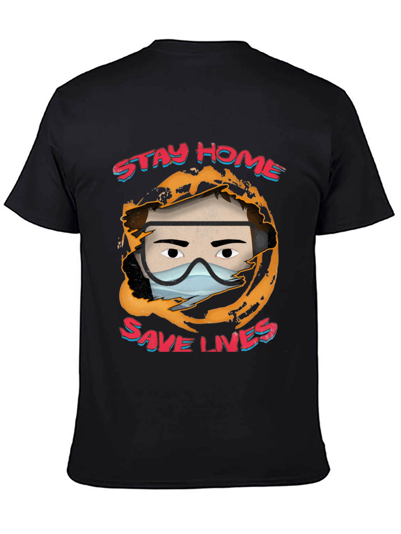 Stay Home Save Lives Graphic Tee