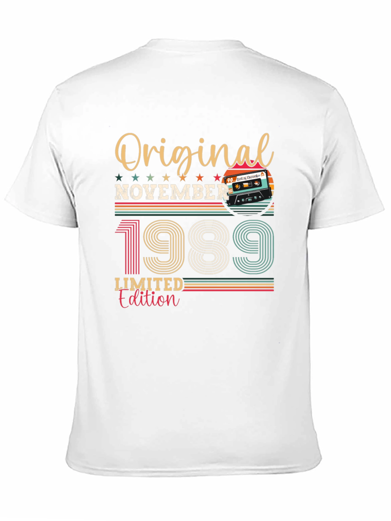 Original November 1989 Limited Edition Birthday T-Shirt