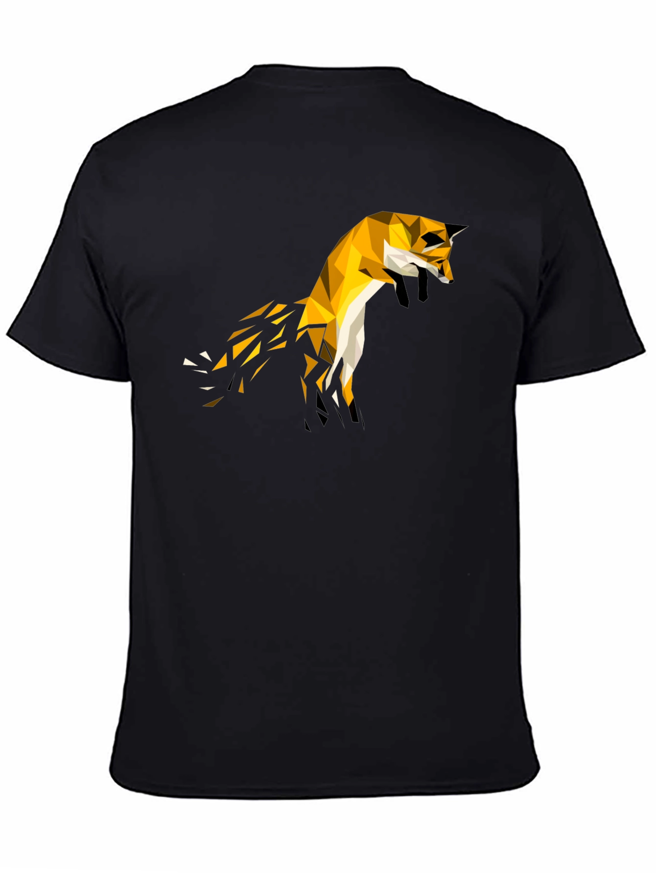 Geometric Fox Tee - Modern Graphic T-Shirt