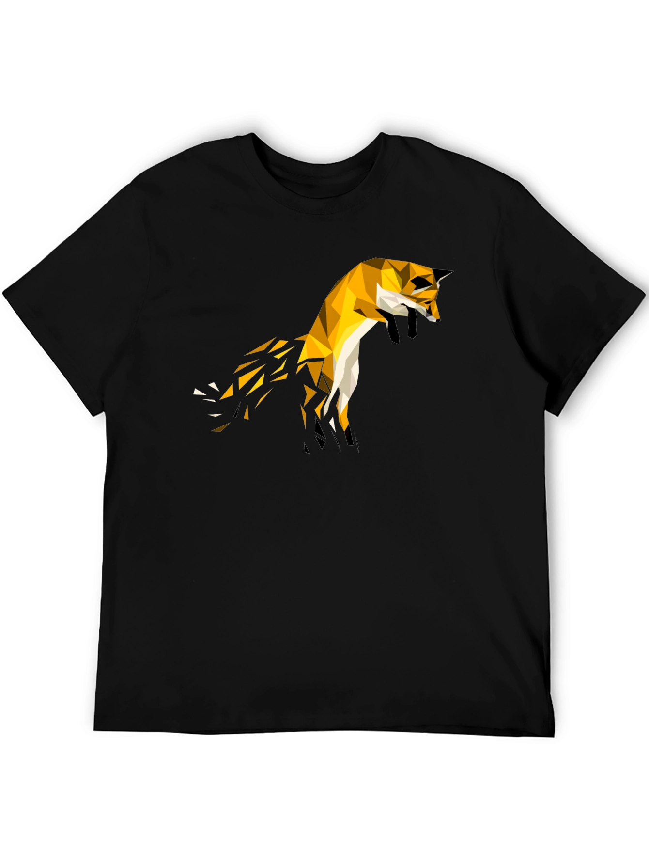 Geometric Fox Tee - Modern Graphic T-Shirt