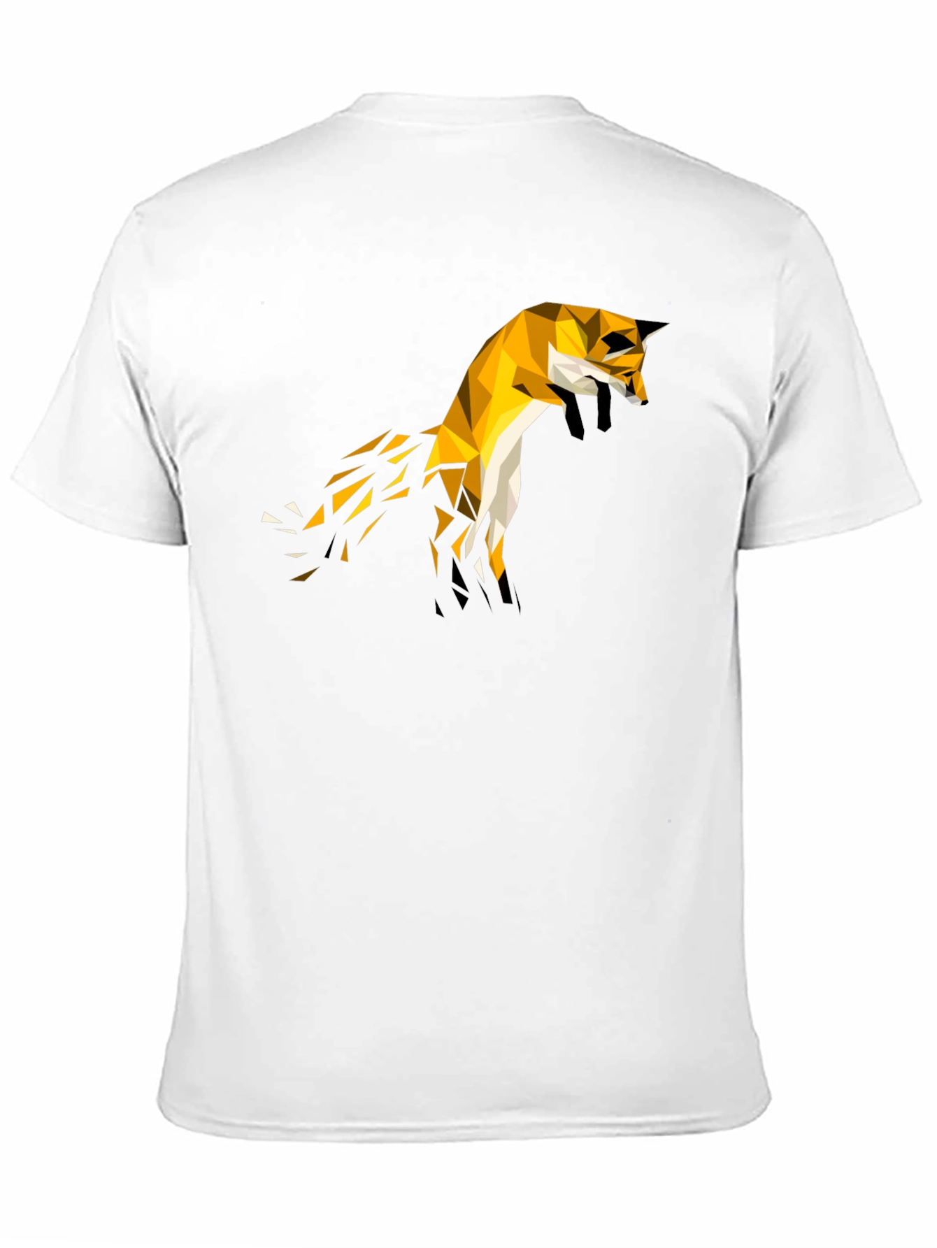 Geometric Fox Tee - Modern Graphic T-Shirt