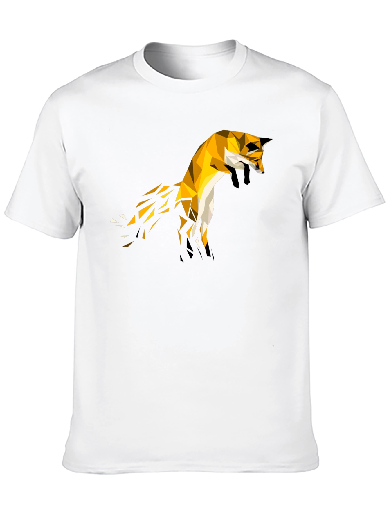 Geometric Fox Tee - Modern Graphic T-Shirt