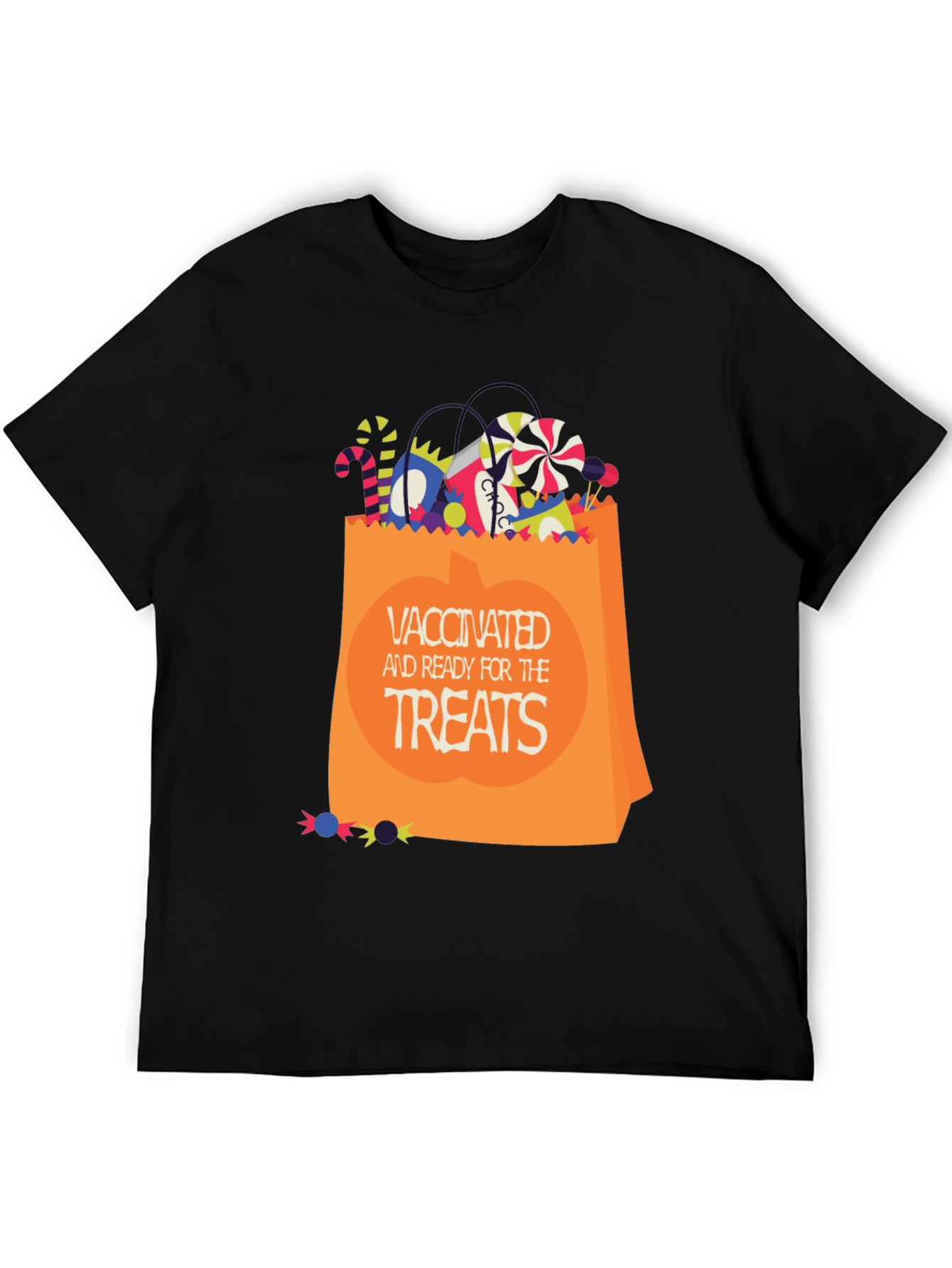 Vaccinated Ready for Treats Halloween T-Shirt