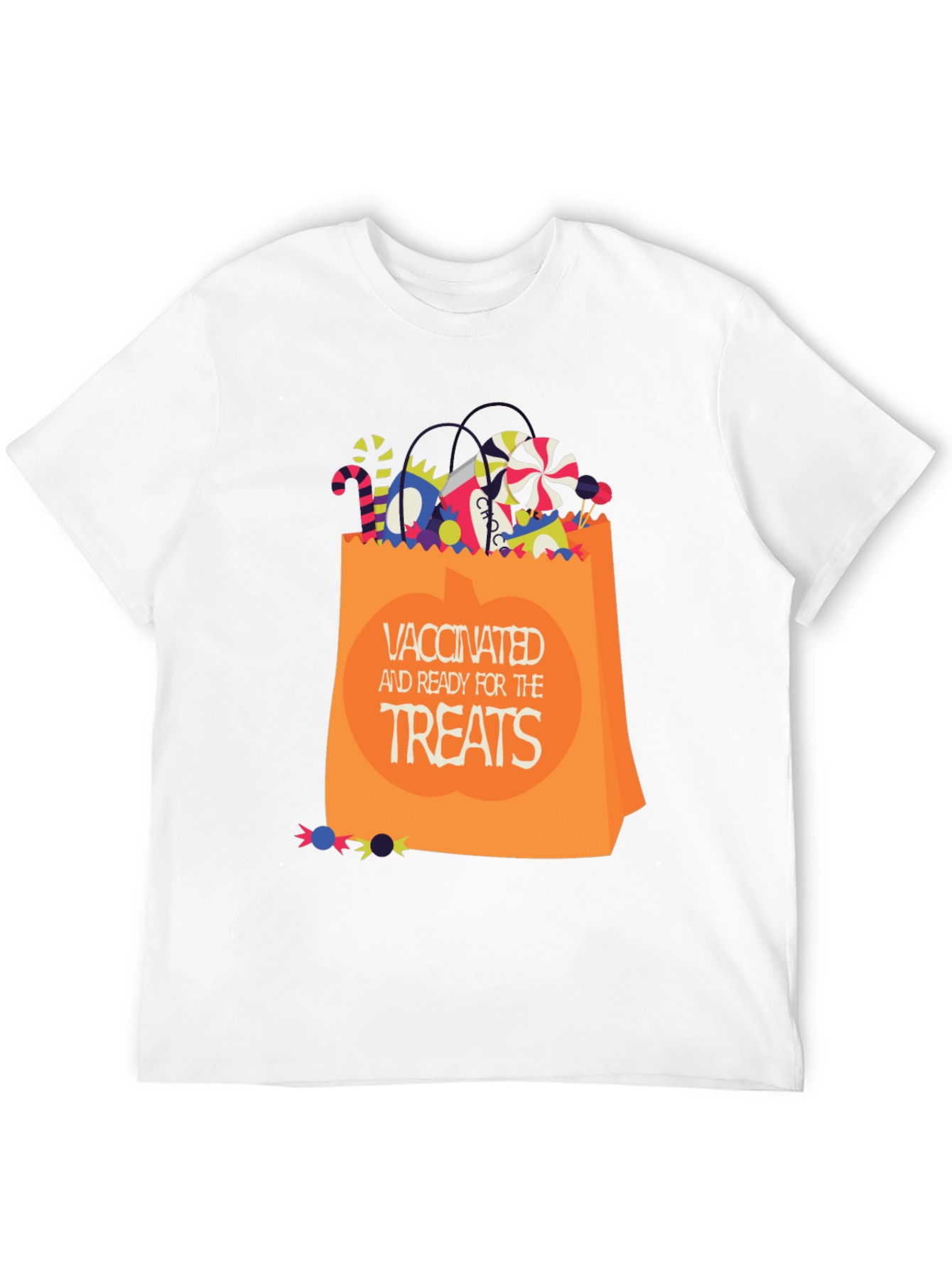Vaccinated Ready for Treats Halloween T-Shirt