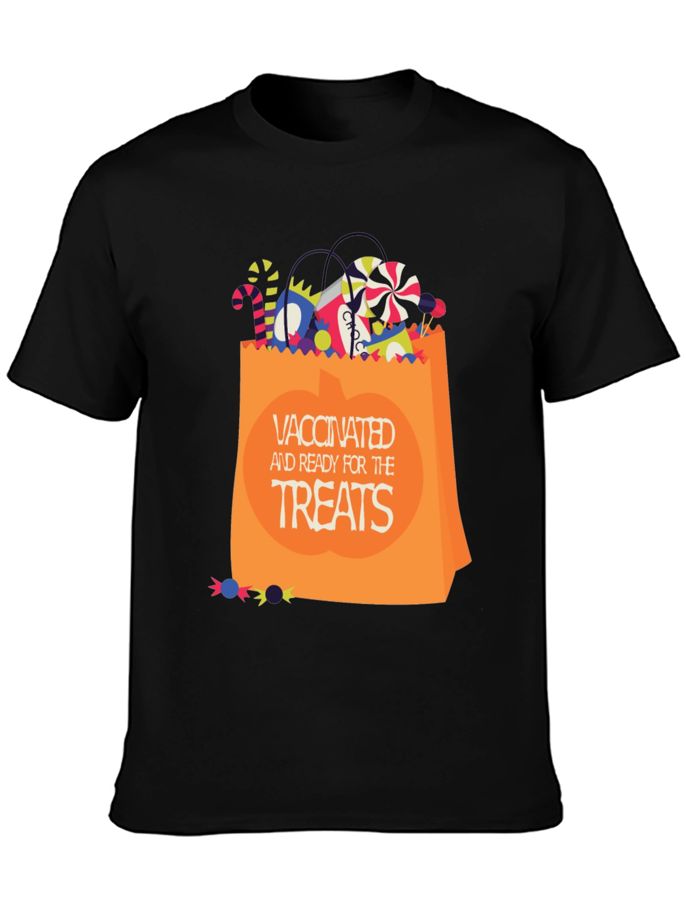 Vaccinated Ready for Treats Halloween T-Shirt