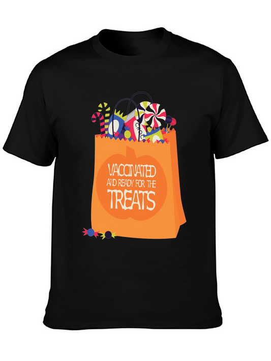 Vaccinated Ready for Treats Halloween T-Shirt