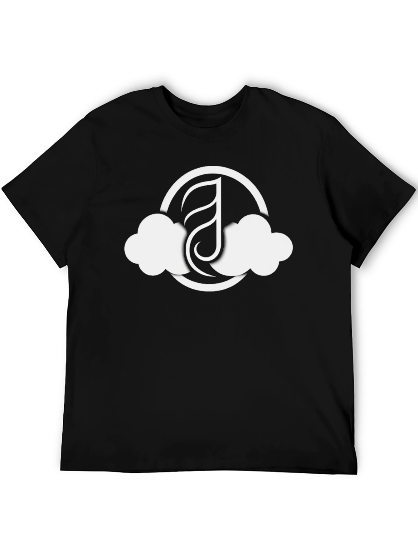Cloud Logo Black T-Shirt