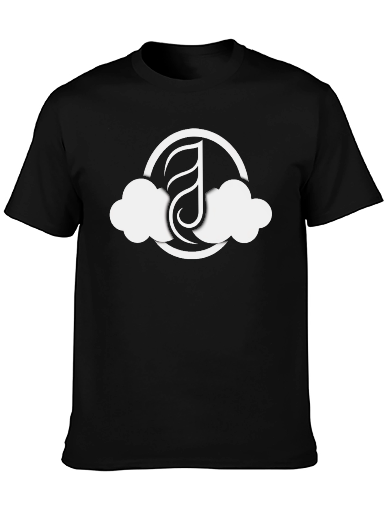 Cloud Logo Black T-Shirt