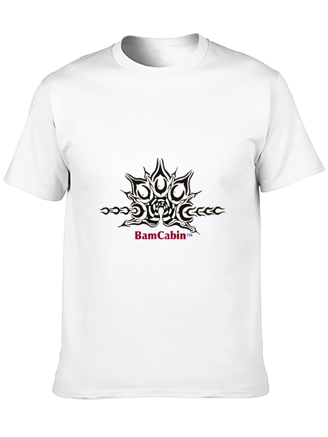 Mens Black Graphic Tee - BamCabin Design