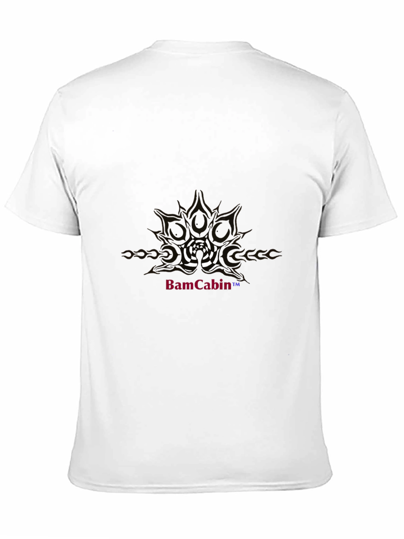 Mens Black Graphic Tee - BamCabin Design