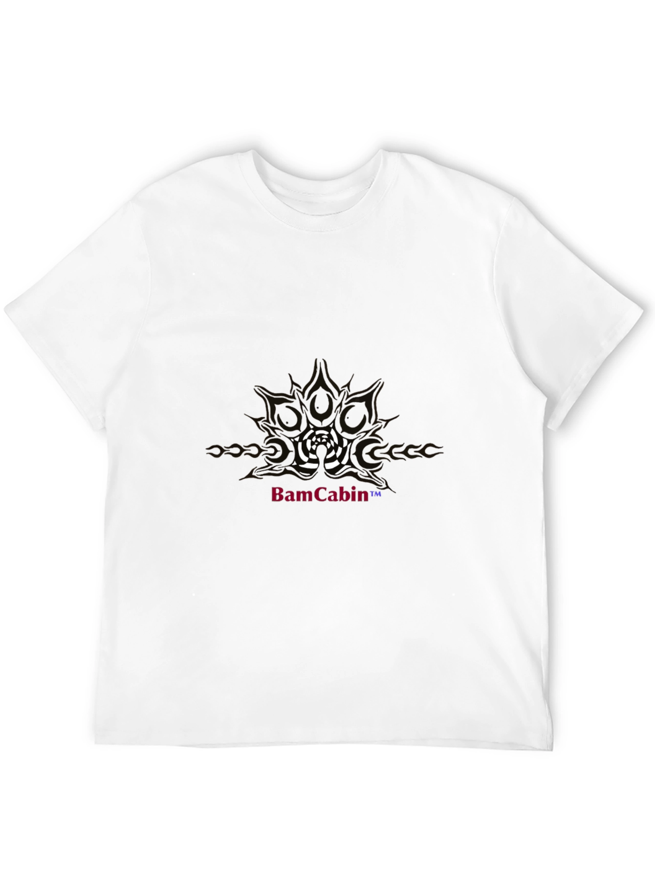 Mens Black Graphic Tee - BamCabin Design