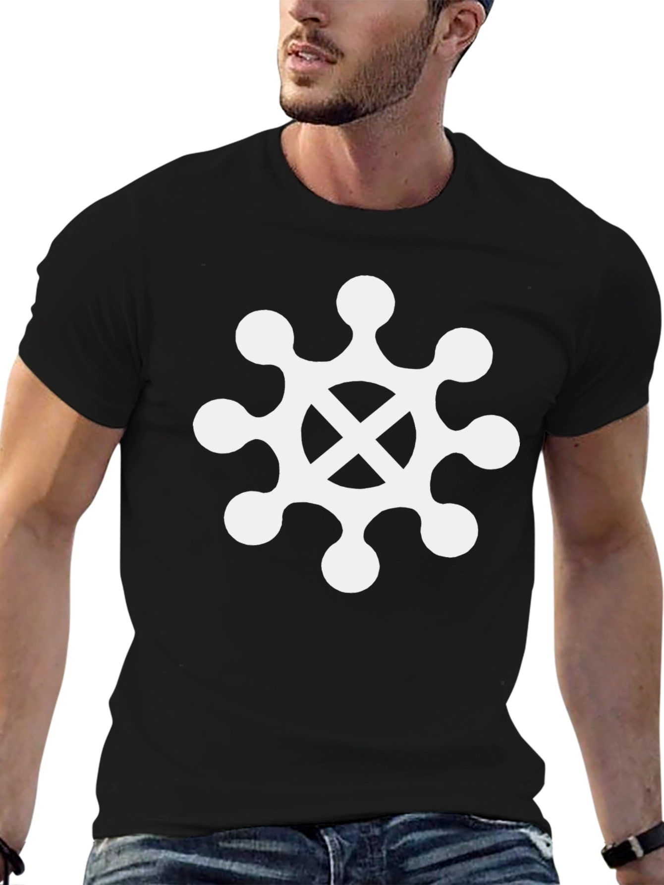 Adinkra T-Shirt -  Gye Nyame Symbol of Gods Power