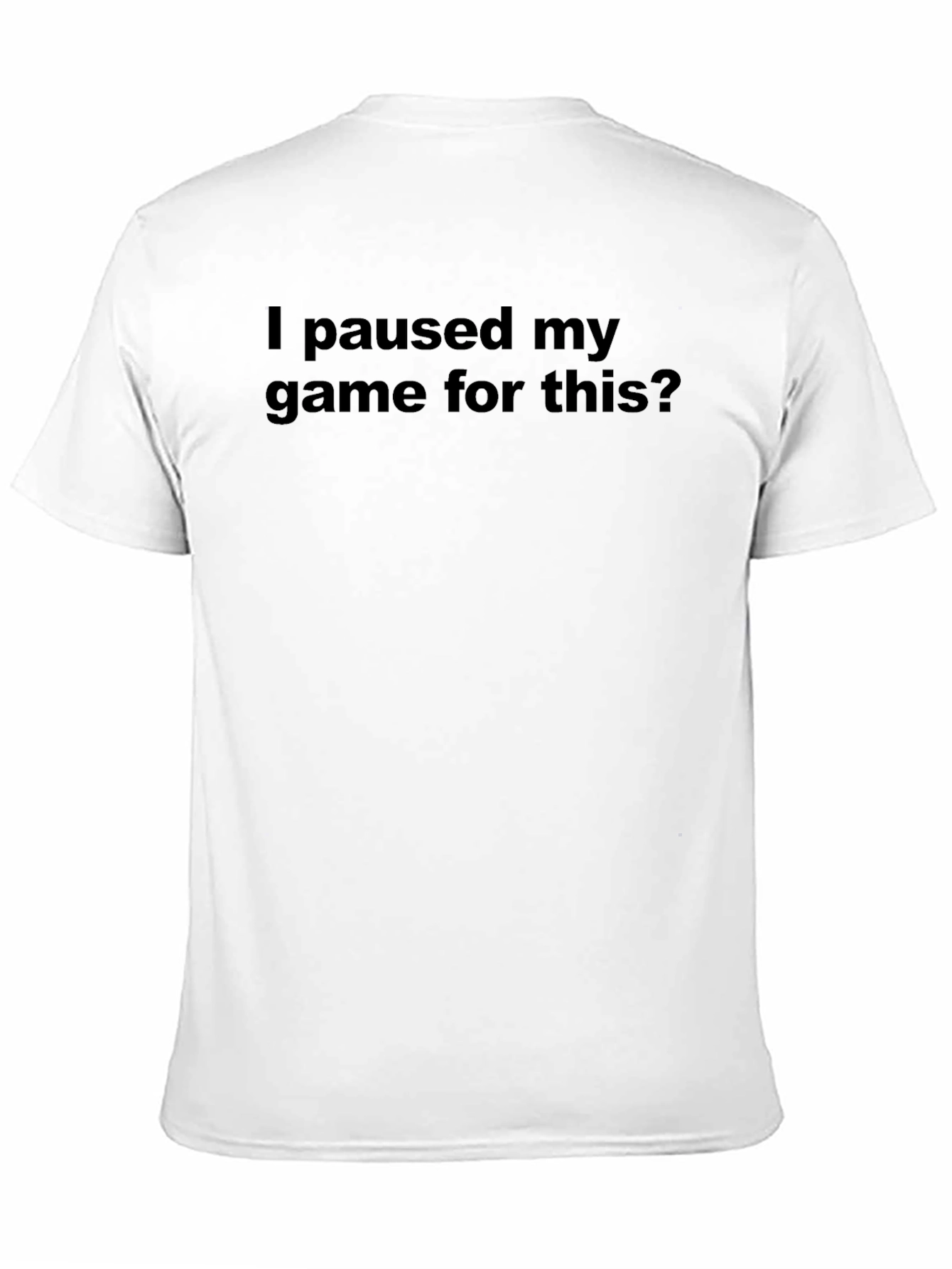 I Paused My Game For This? T-Shirt