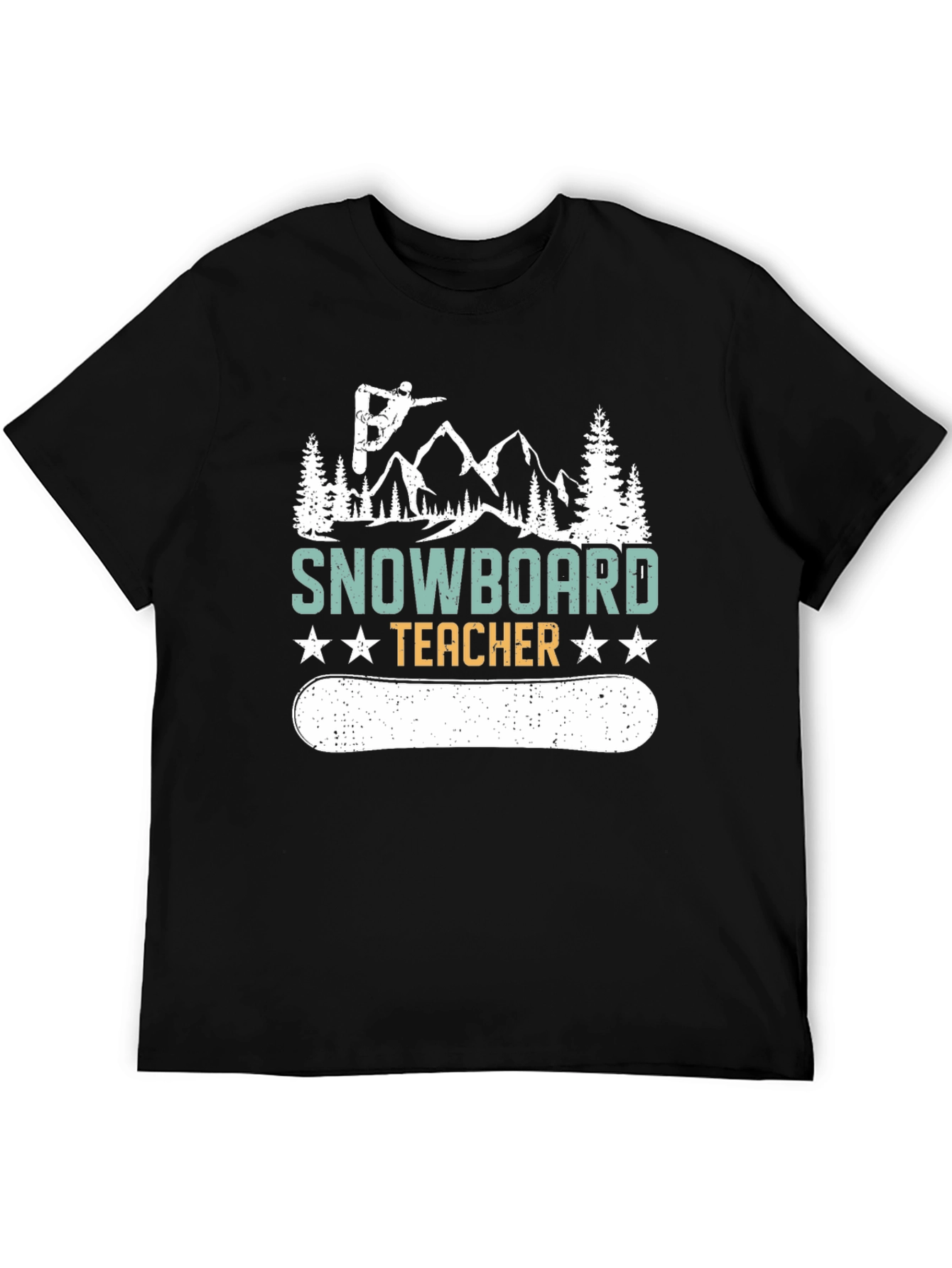 Snowboard Teacher Graphic T-Shirt