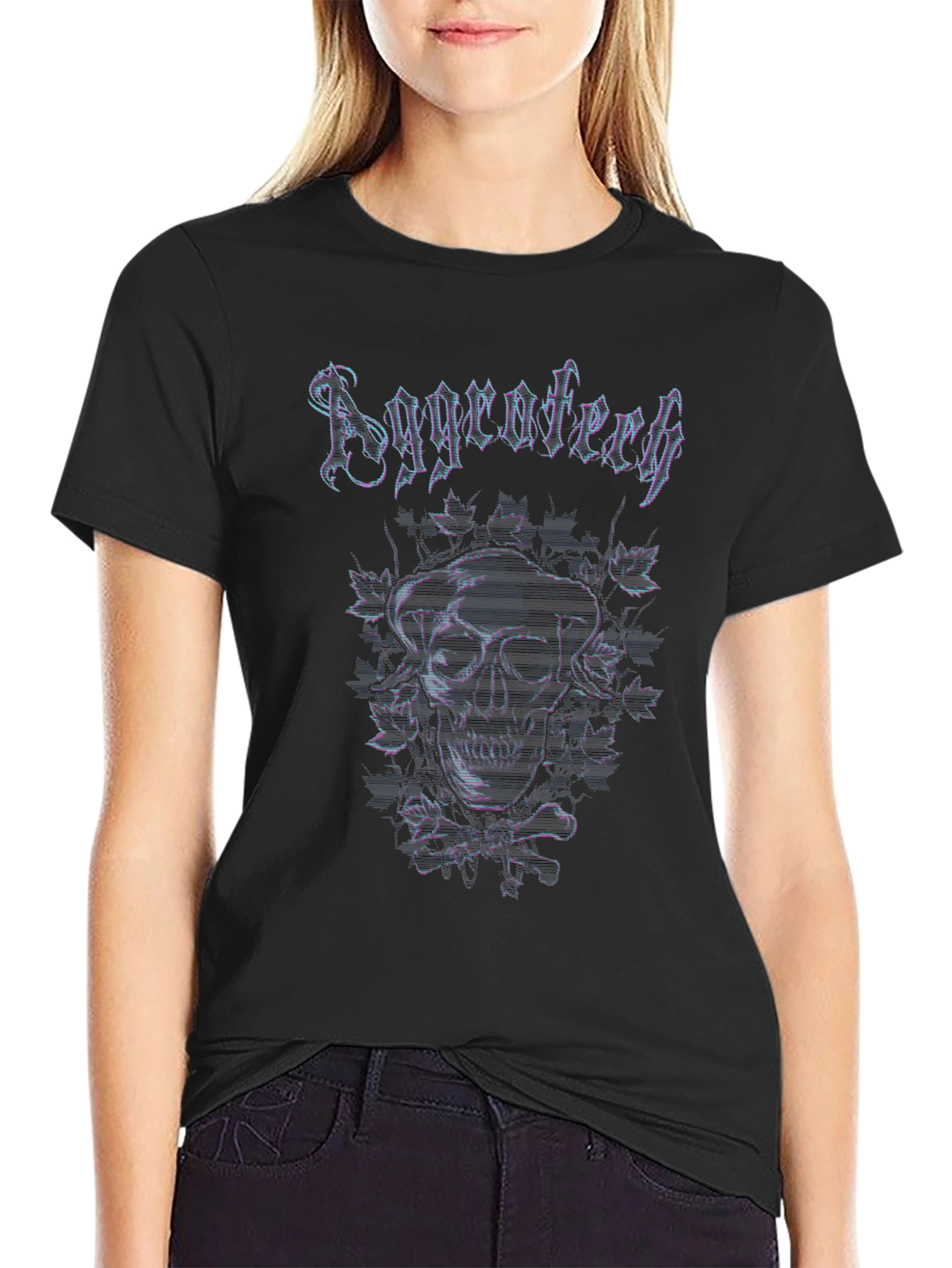 Skull Graphic Tee - Dark Aesthetic T-Shirt