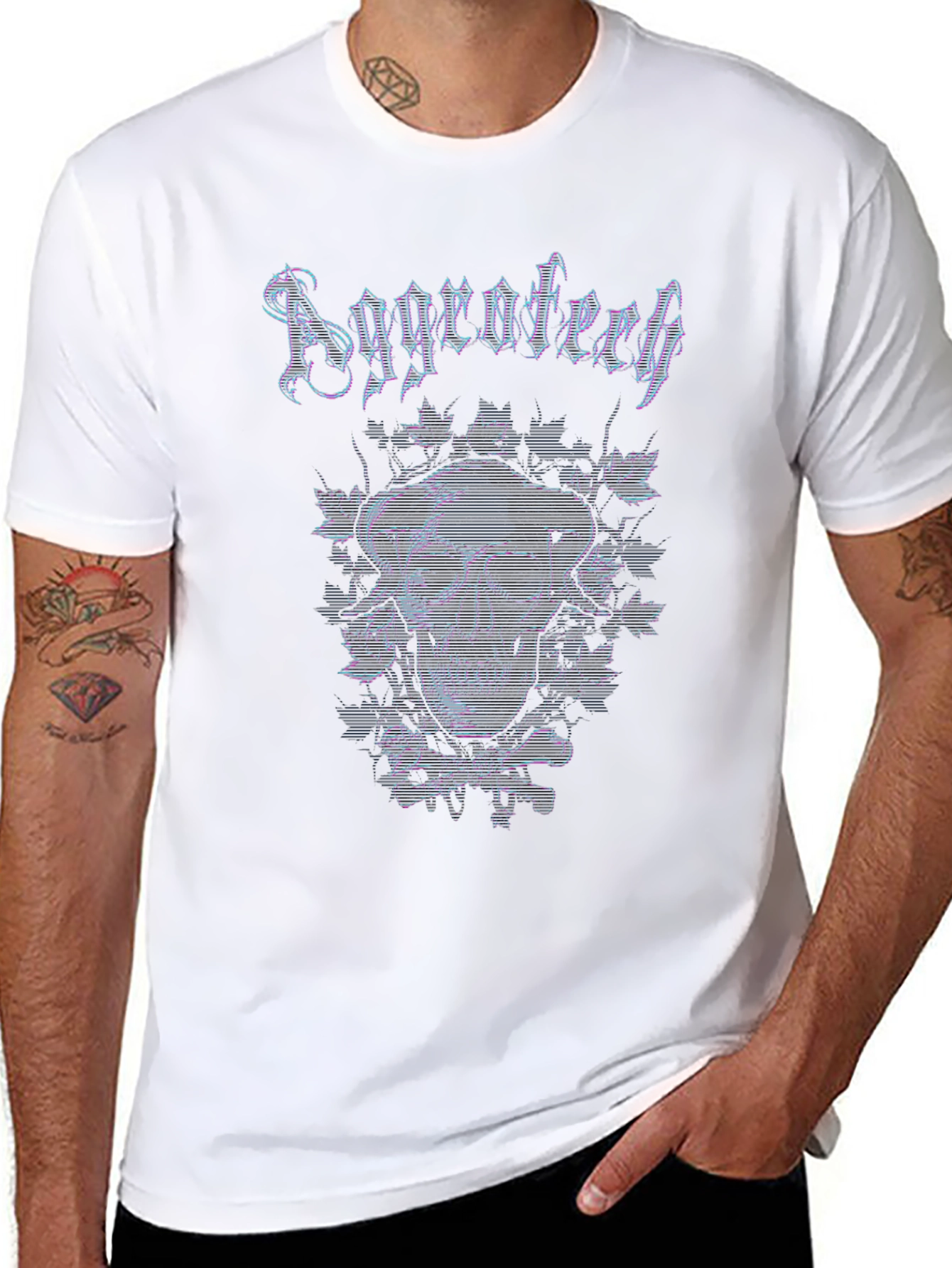 Skull Graphic Tee - Dark Aesthetic T-Shirt