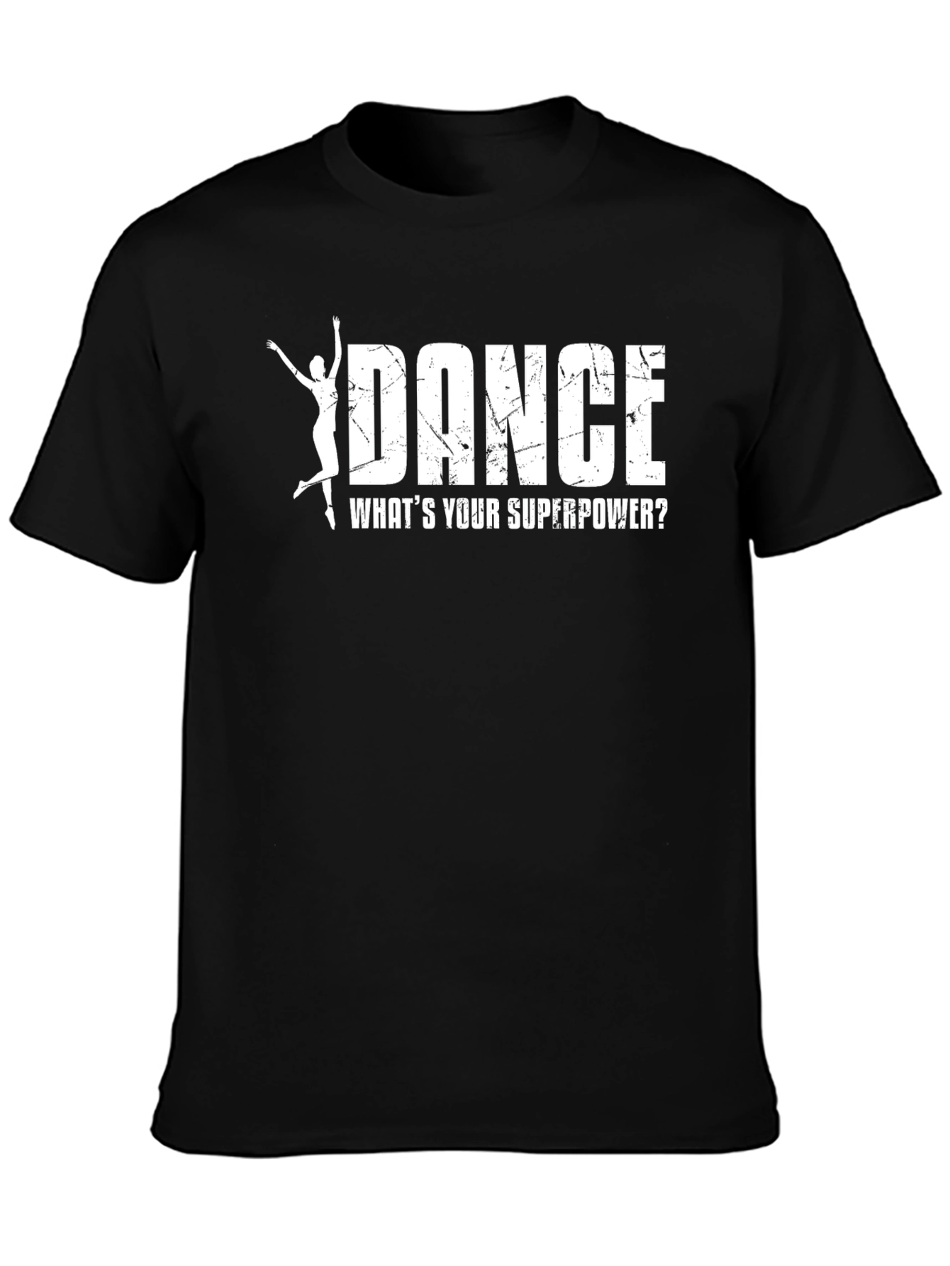 Dance Superpower T-Shirt - Black Cotton Tee