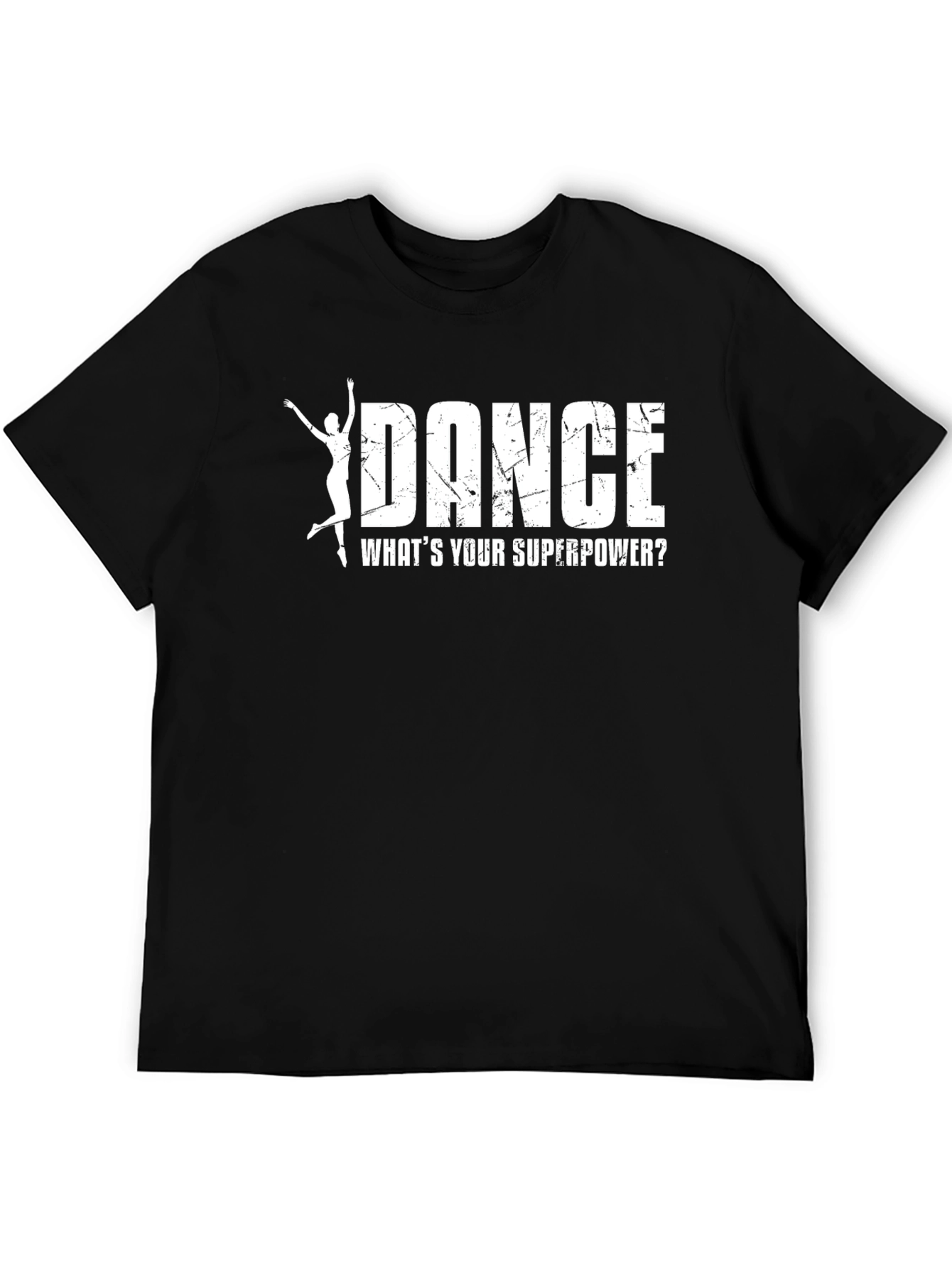Dance Superpower T-Shirt - Black Cotton Tee