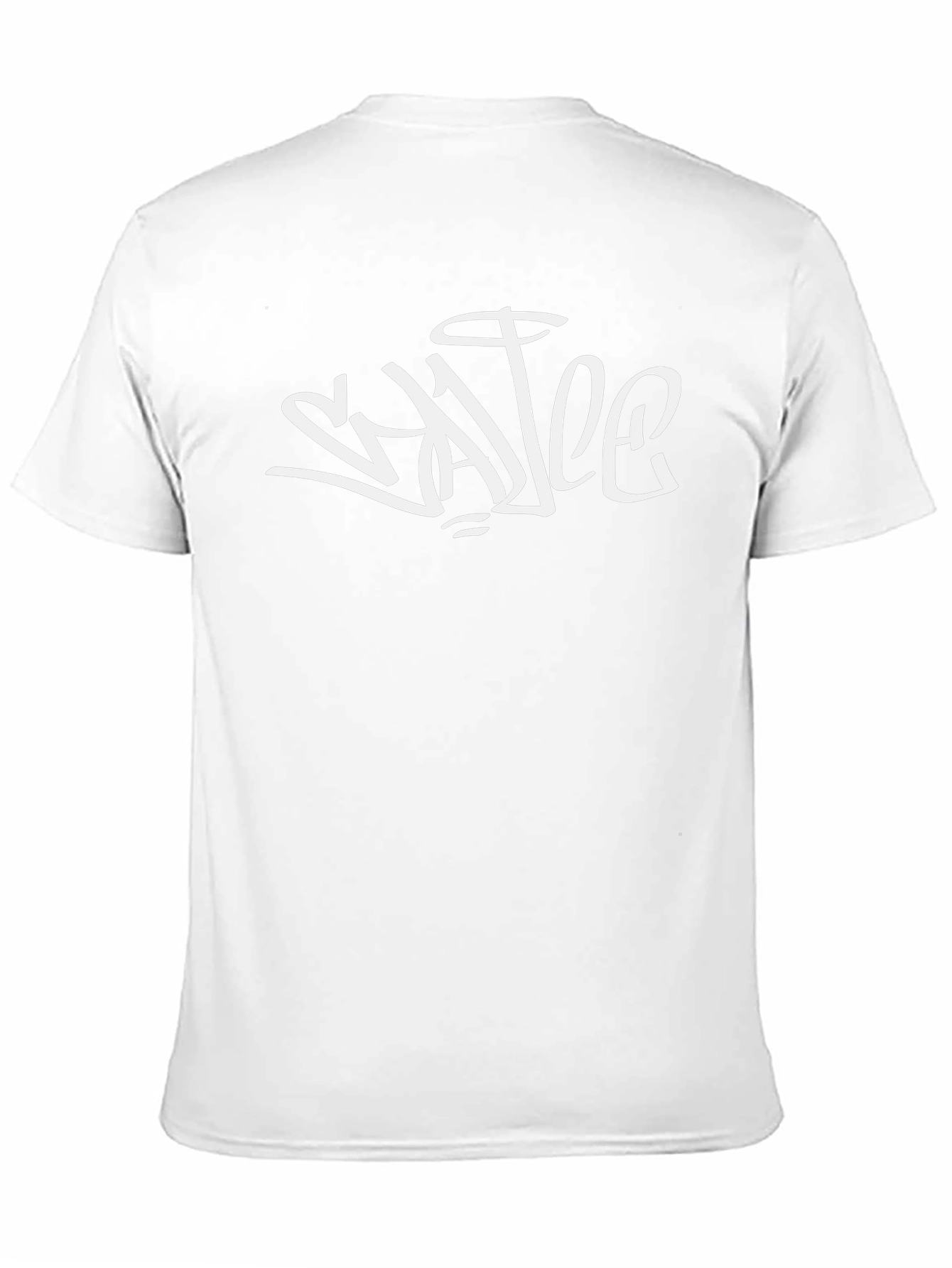 Urban Style Graphic Tee - Black Cotton