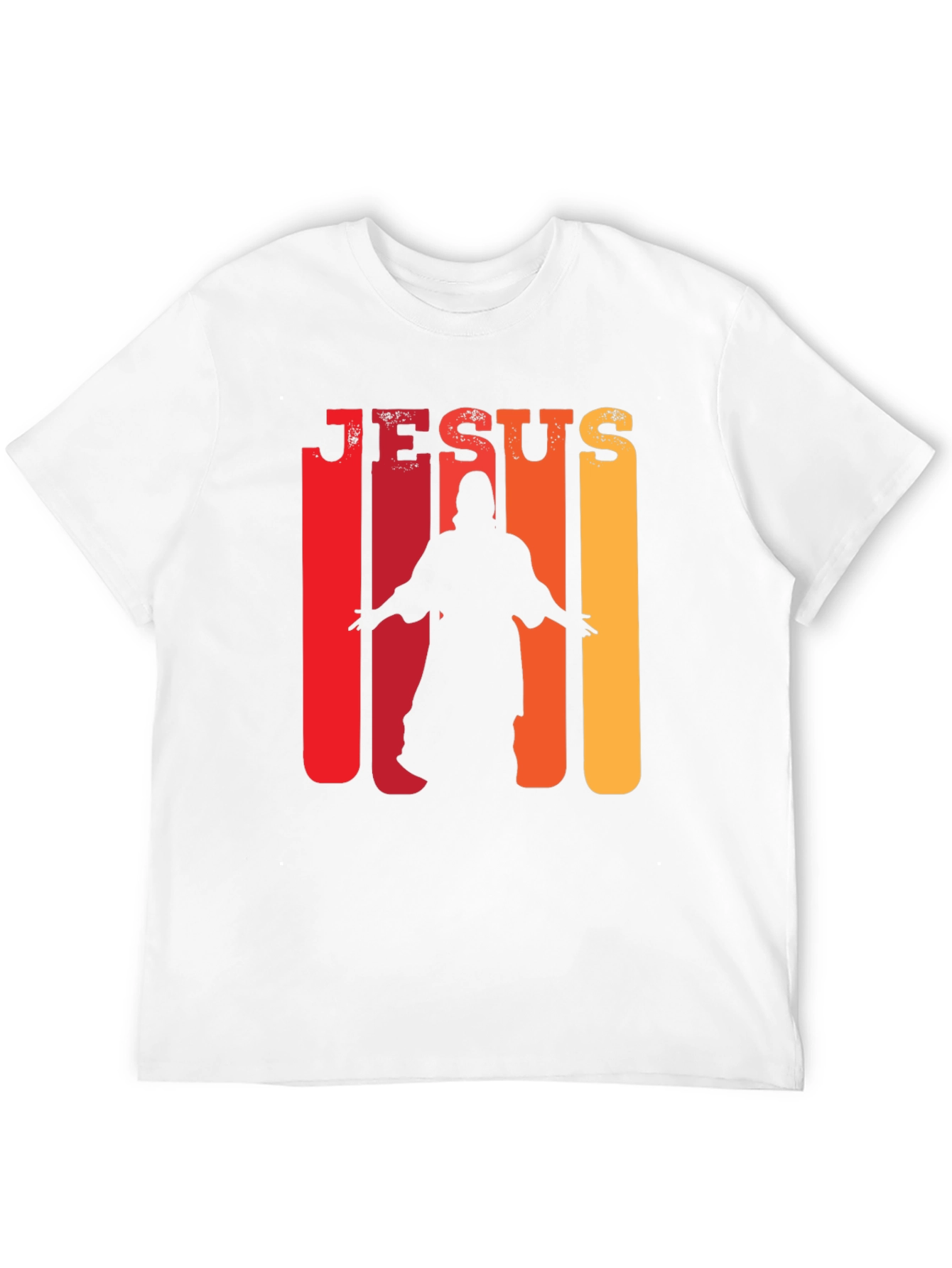 Jesus Silhouette Graphic Tee - Religious T-Shirt